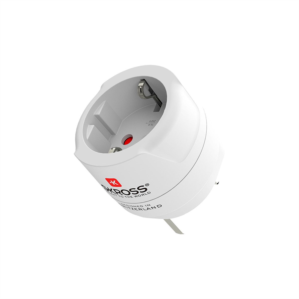 SKROSS Europe to UK Reiseadapter Retail Stromadapter, für 2- und 3-polige Geräte