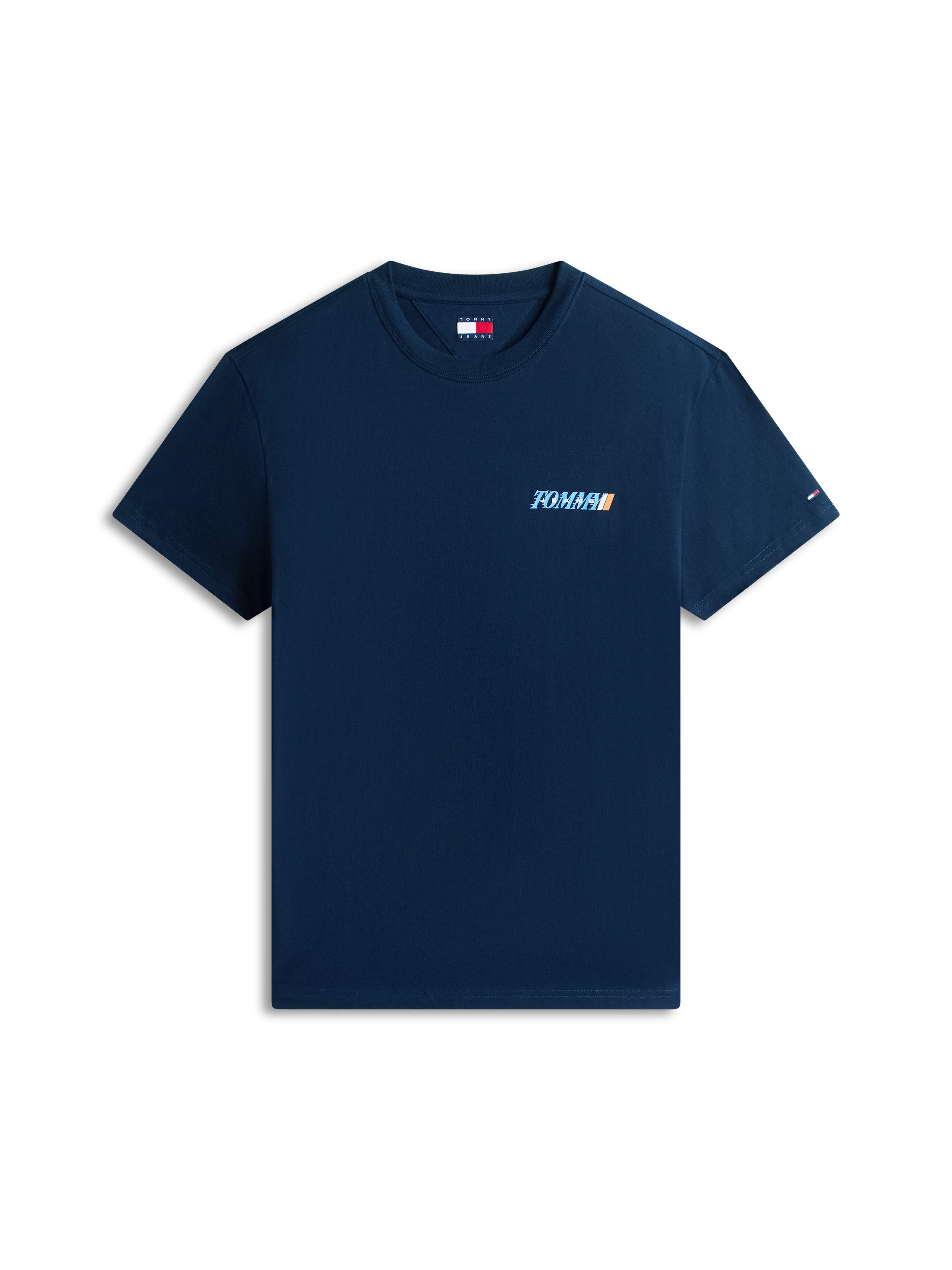 Tommy Jeans T-Shirt REGULAR VINTAGE LA BACK in regulärer Passform mit Markenprint – Bild 4 von 5