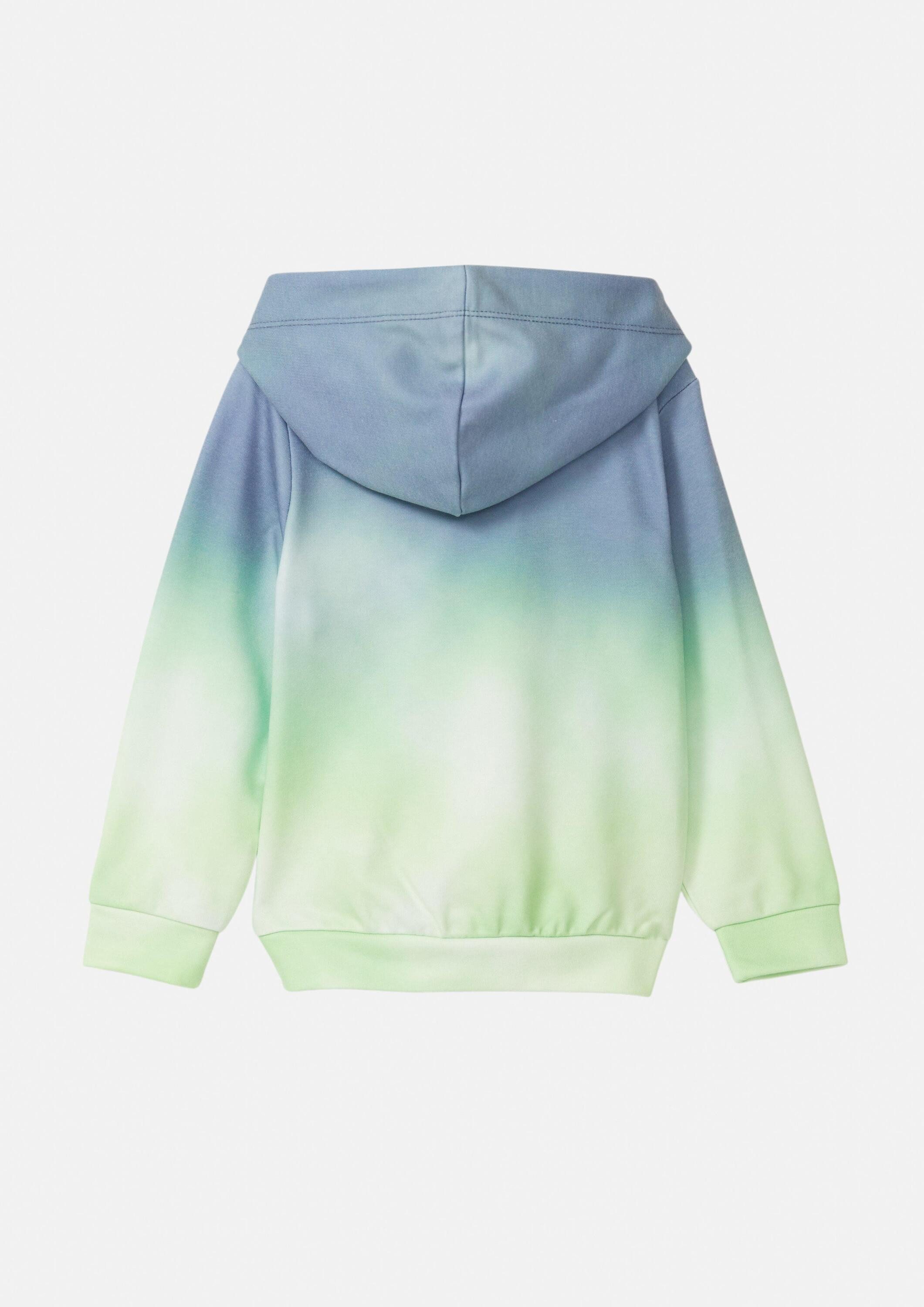 s.Oliver Sweatshirt Sweatshirt Hoodie mit Farbverlauf