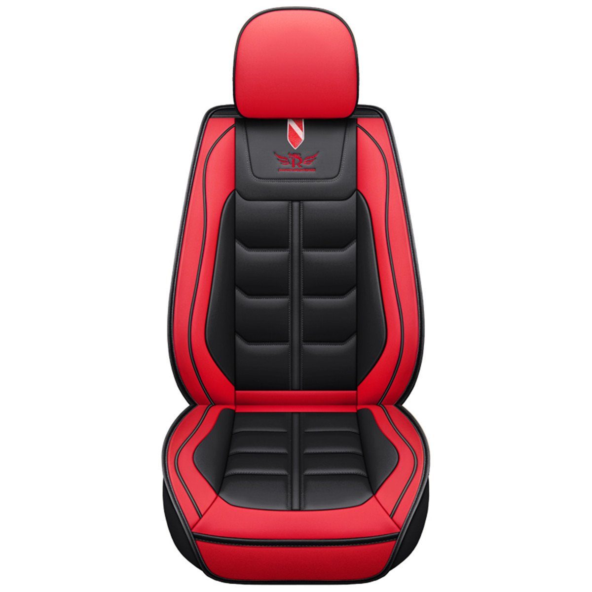 2x Auto Sitzkissen Vorne Sitzauflage Sitzbezüge Sitzmatte Sitzaufleger  WEINROT