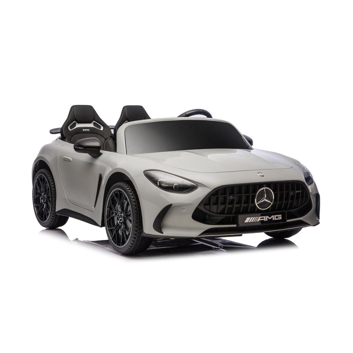 Wisam Elektro-Kinderauto Mercedes GT63 AMG DK-GT63 24V LCD Elektroauto, Hellgrau