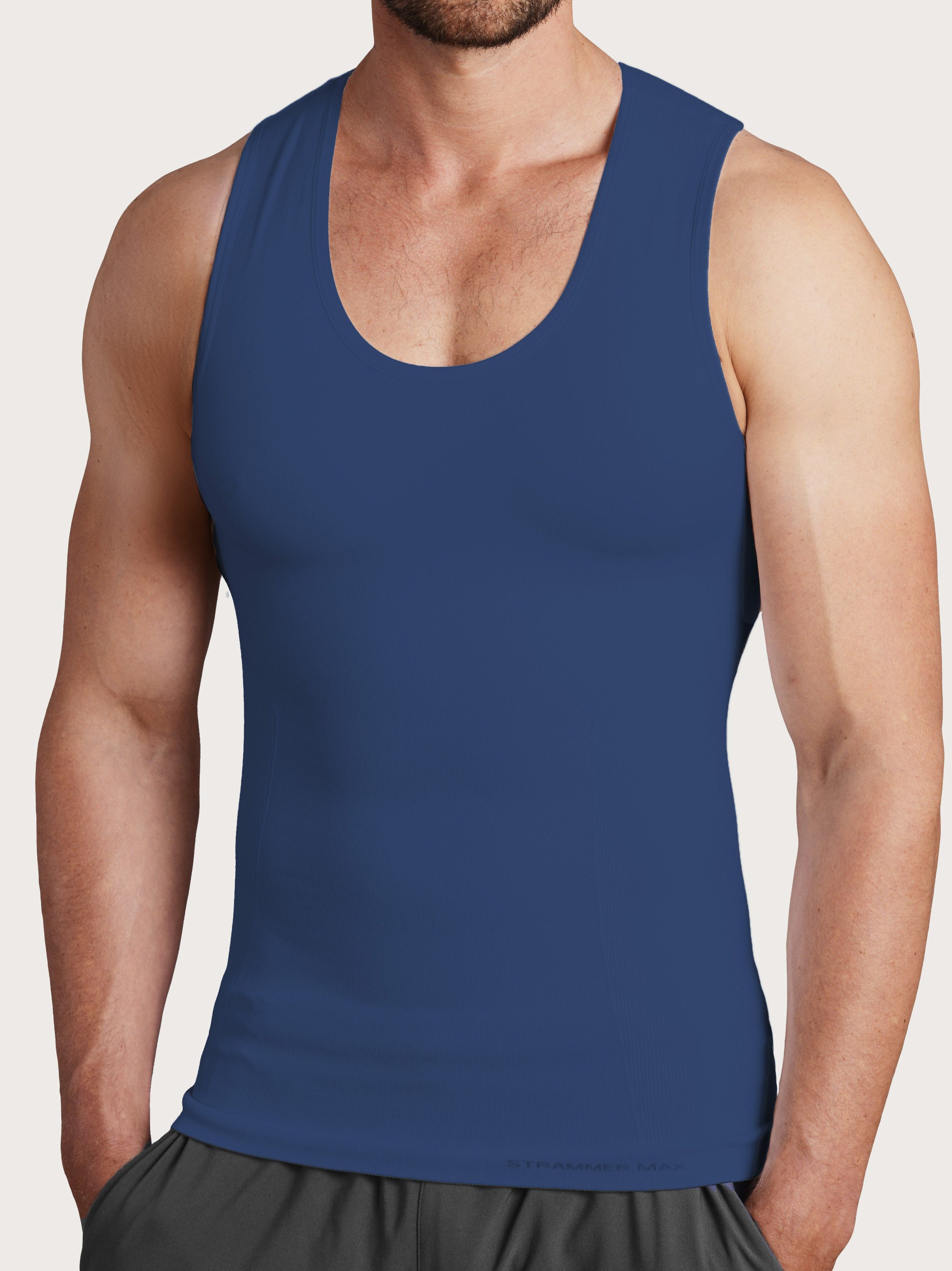 Strammer Max Performance® Kompressionsshirt Premium Tank Top mit Kompressionseffekt Shapewear, unterstützt die Haltung