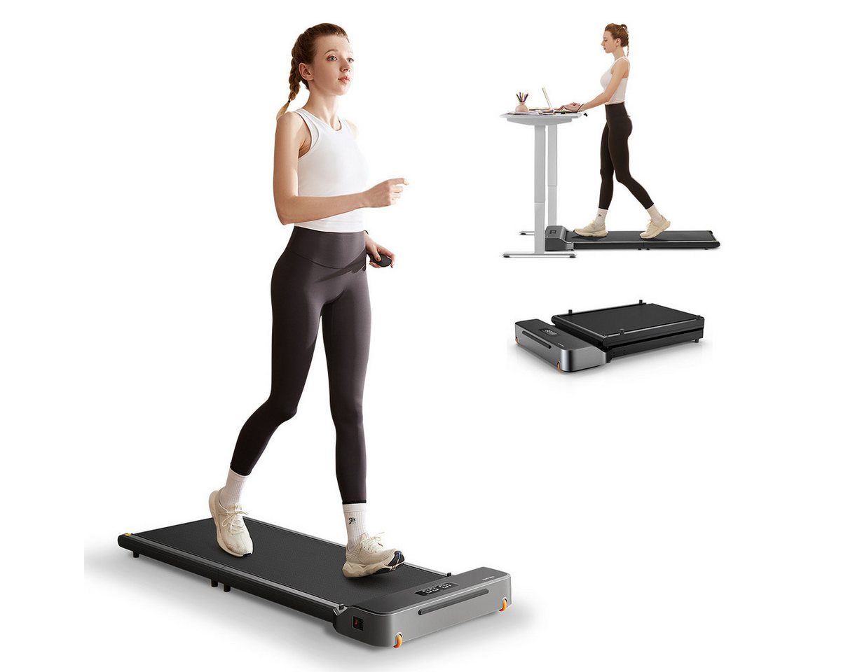 Kingsmith Laufband Klappbares WalkingPad Z1 Laufband für Schreibtisch, 180° Falttechnik, App Steuerung, Fernbedienung, LED Display, 1-6km/h
