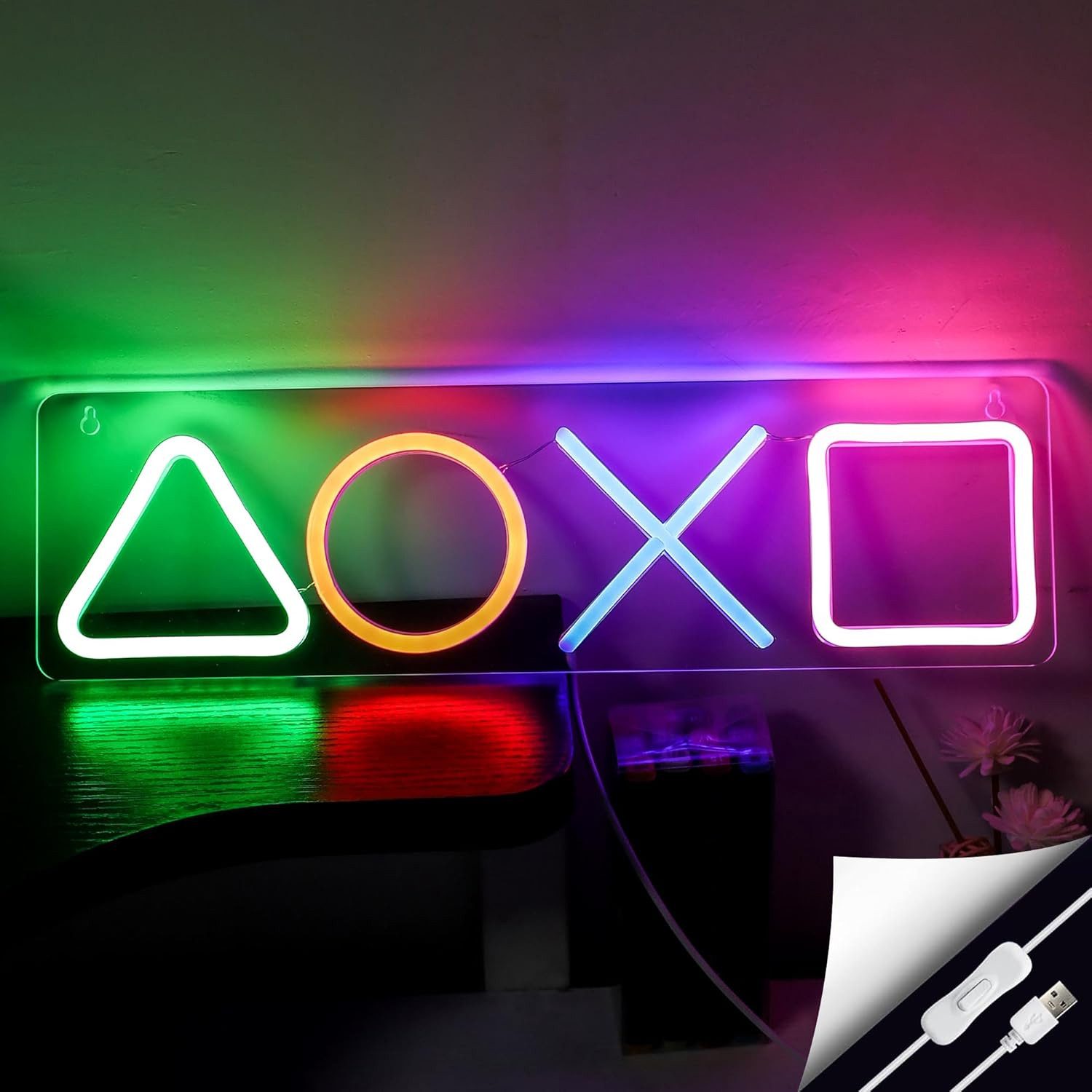 TUWENA LED Dekolicht Gamer Neon Schild, günstig online kaufen