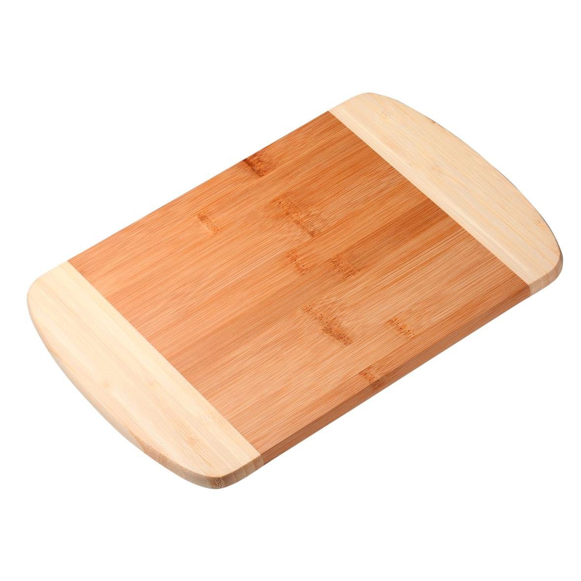 Schneidebrett Küchenbrett Bambus langlebiges Frühstücksbrettchen 30 cm
