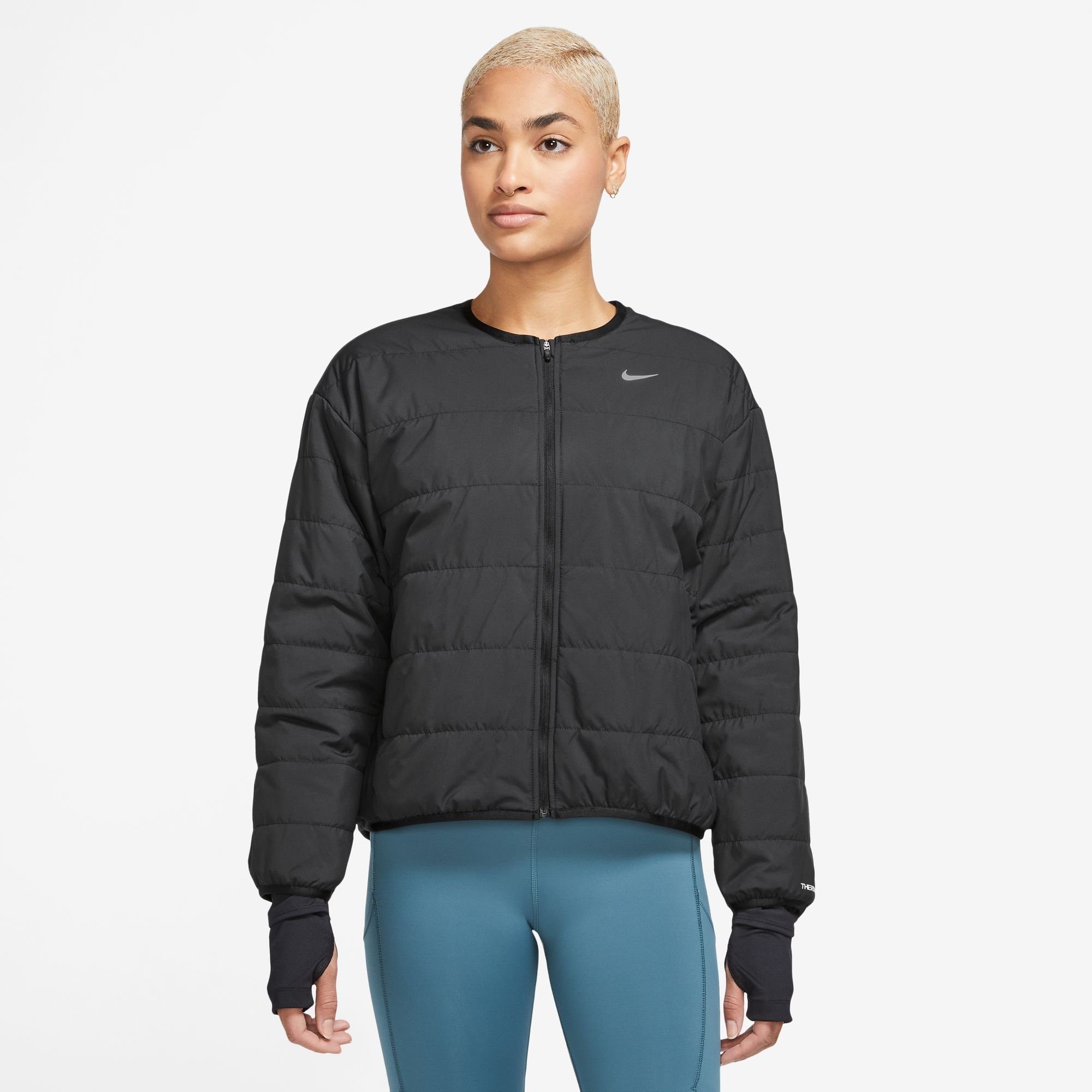 Nike SWIFT THERMA-FIT WOMEN'S BLACK JACKET Laufjacke