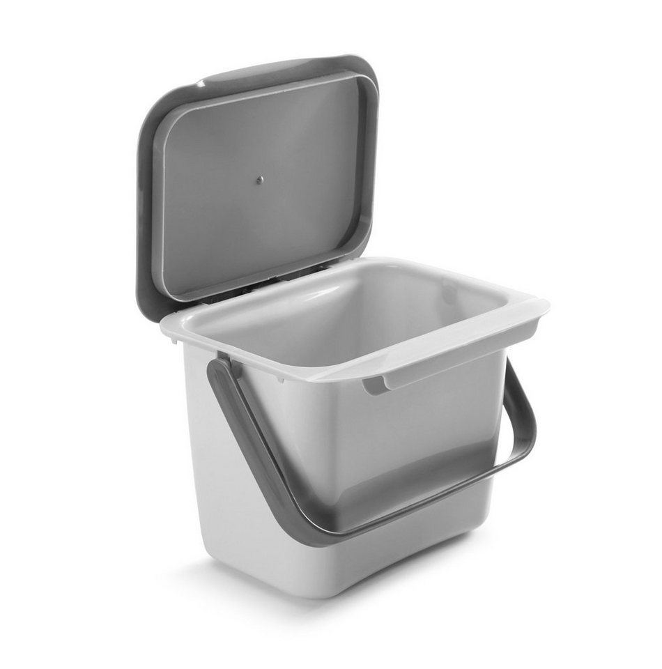 Thumbnail - Metaltex Mülltonnenbox Abfallsammler Bin-Tex mit Deckel grau