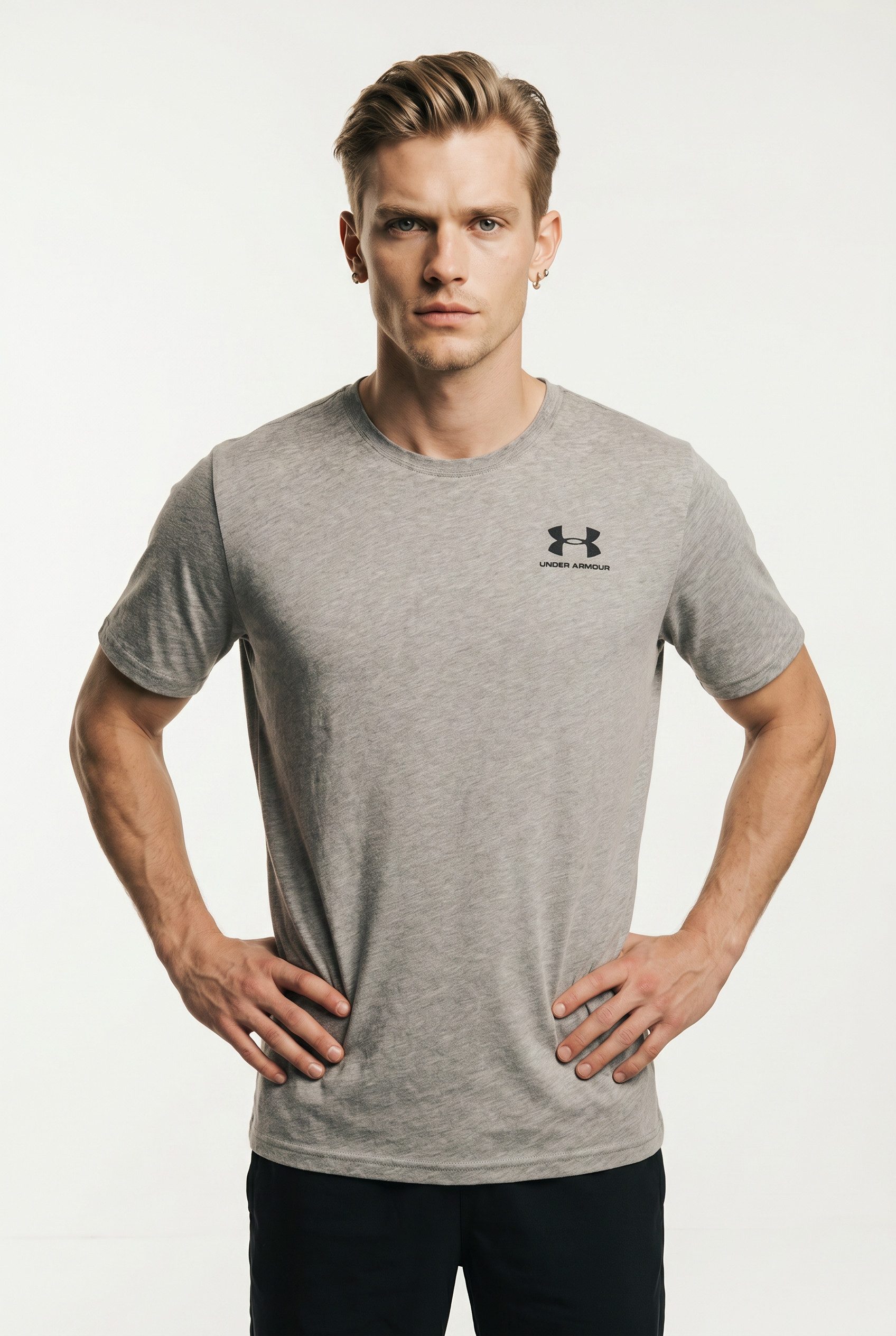 Under Armour® T-Shirt UA M SPORTSTYLE LC SS Kurzarm, für sportliche Aktivitäten und Freizeit, Rundhalsausschnitt