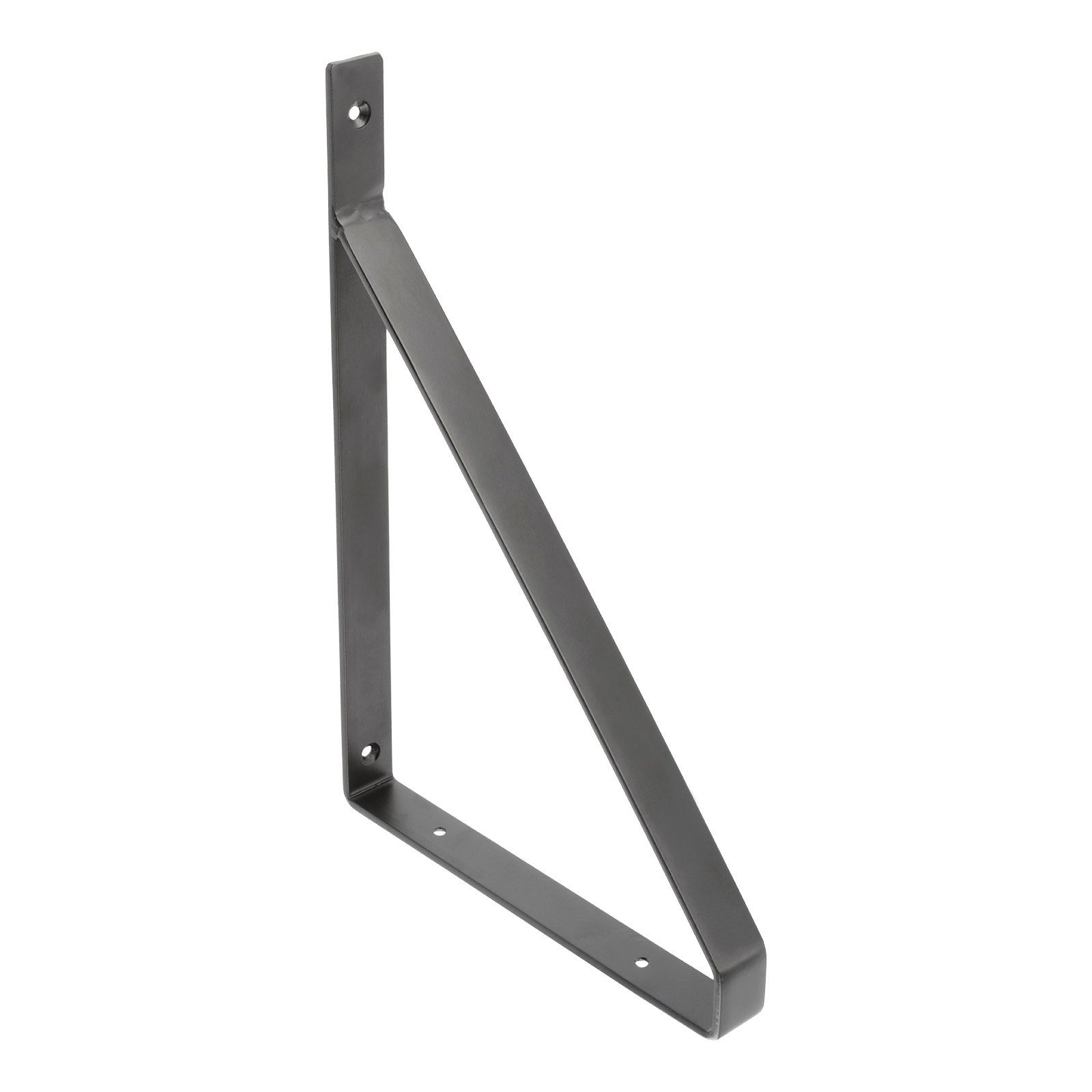 SO-TECH® Wandregalhalter Regalkonsole RK08 schwarz Stahl Regalwinkel für Holzplatten, 2-tlg., Tragkraft je Paar: 30 kg
