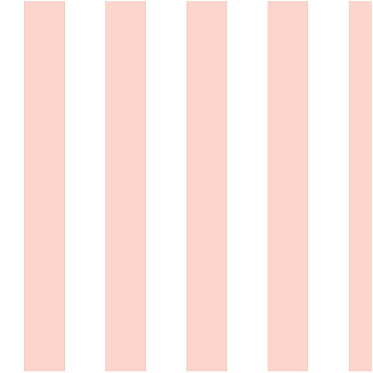 Rico Design Stoff Rico Design Canvas Baumwollstoff Streifen rosa weiß 50x140cm