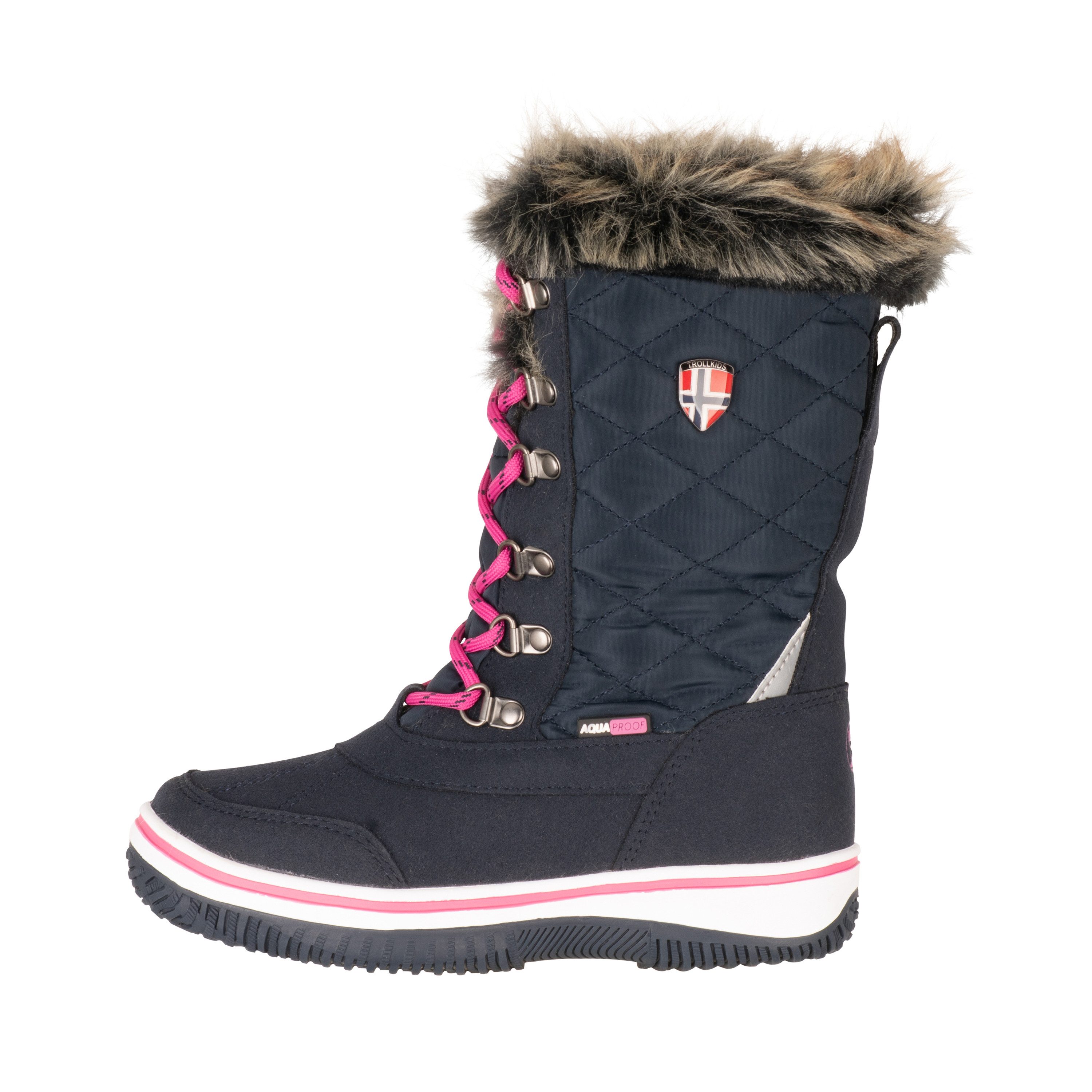 TROLLKIDS GIRLS HOLMENKOLLEN SNOW BOOTS XT Winterstiefel Winterschuhe, Winterboots, Snowboots, wasserdicht, reflektierend