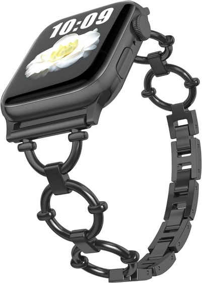 Mutoy Smartwatch-Armband Armbänder Kompatibel mit Apple Watch Armband 38/40/41/42/44/45mm, iWatch Series 8 7 6 5 4 3 2 1 SE Apple Watch Uhrenarmbänder