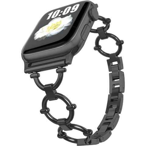Mutoy Smartwatch-Armband Armbänder Kompatibel mit Apple Watch Armband 38/40/41/42/44/45mm, iWatch Series 8 7 6 5 4 3 2 1 SE Apple Watch Uhrenarmbänder