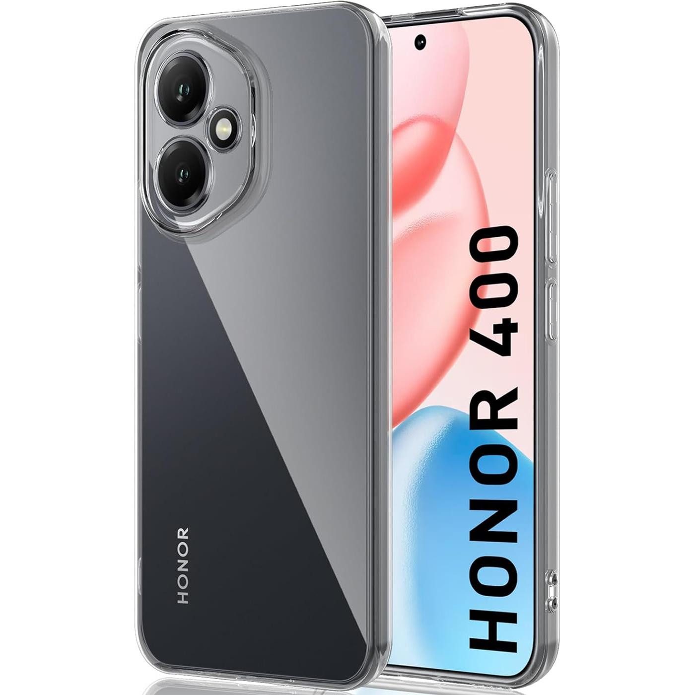 CoolGadget Handyhülle Transparent Ultra Slim Case für Honor 400 6,55 Zoll, Silikon Hülle Dünne Schutzhülle für Honor 400 Hülle