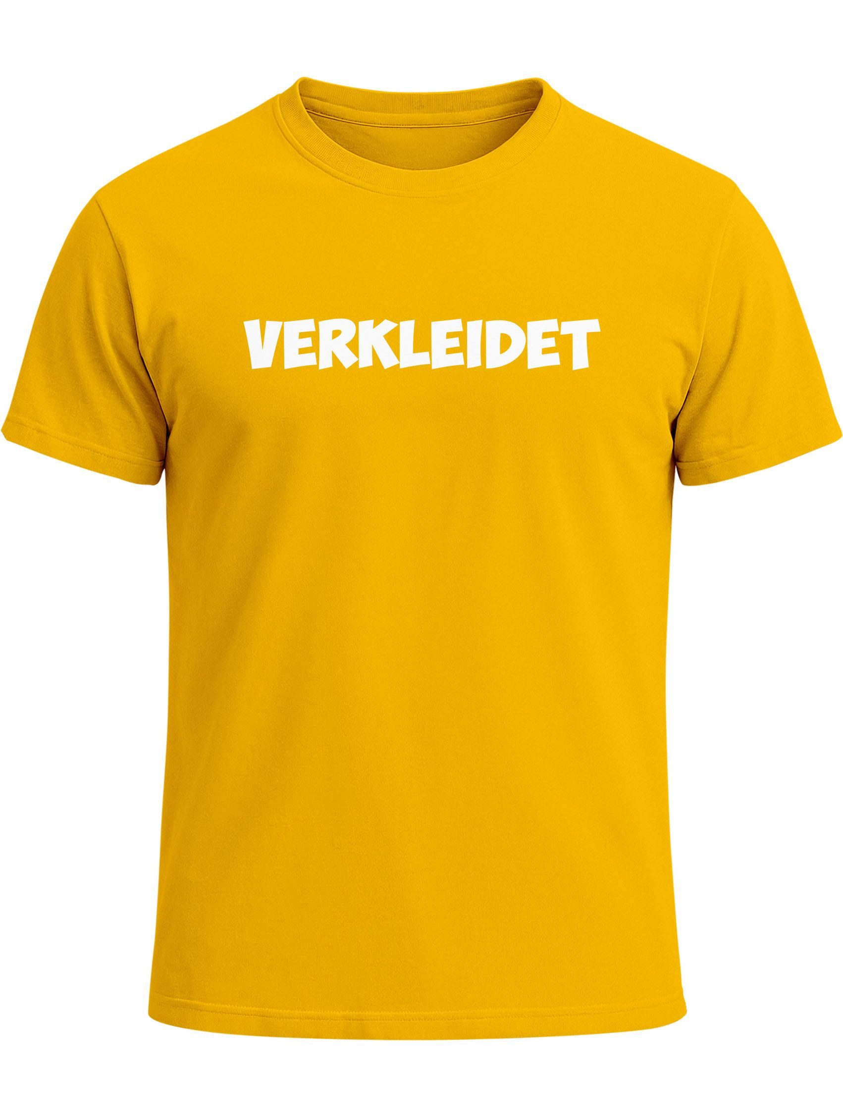 MoonWorks Print-Shirt Herren T-Shirt Verkleidet Fasching Fastnacht Kostüm Karneval mit Print