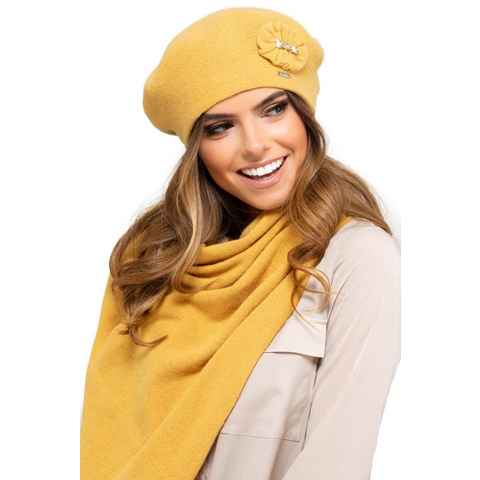 Kamea Baskenmütze Winterset für Damen Pesaro - Baskenmütze mit passendem Schal