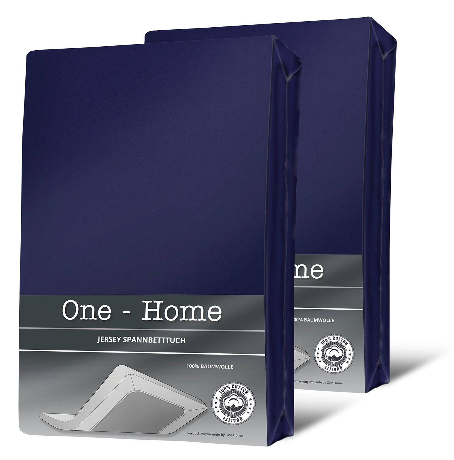 One Home Spannbettlaken Jersey, Jersey, Gummizug: günstig online kaufen