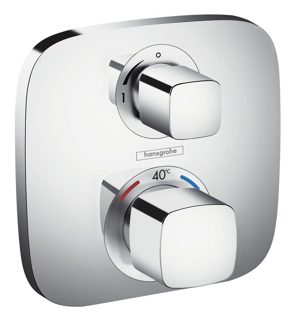 hansgrohe Unterputzarmatur Ecostat Verbraucher Unterputz Chrom Thermostat E 1 für 