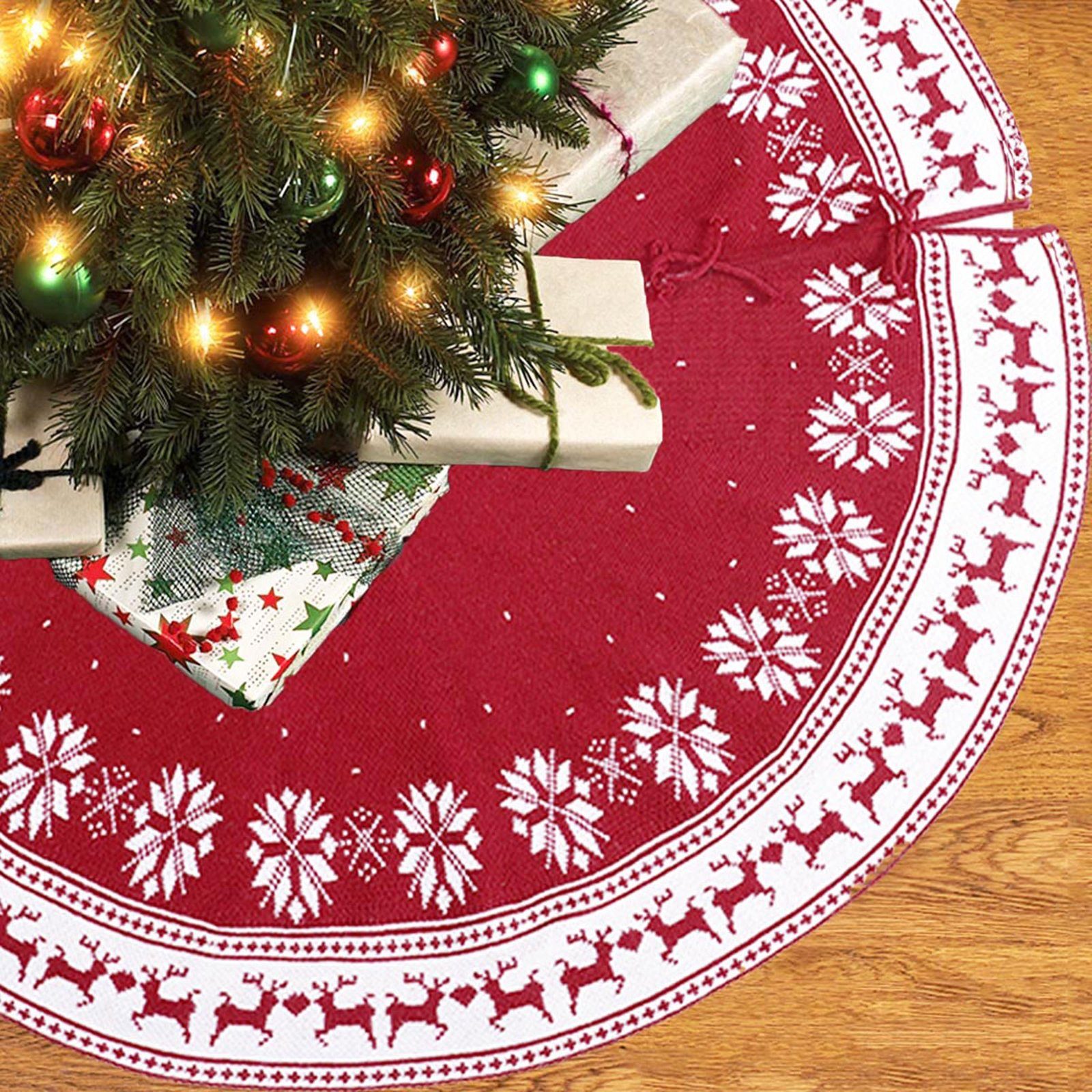 Weihnachtsbaum für TYP A Weihnachten, Baumteppich Rund Röcke, Decke BTTO, Weihnachtsbaum