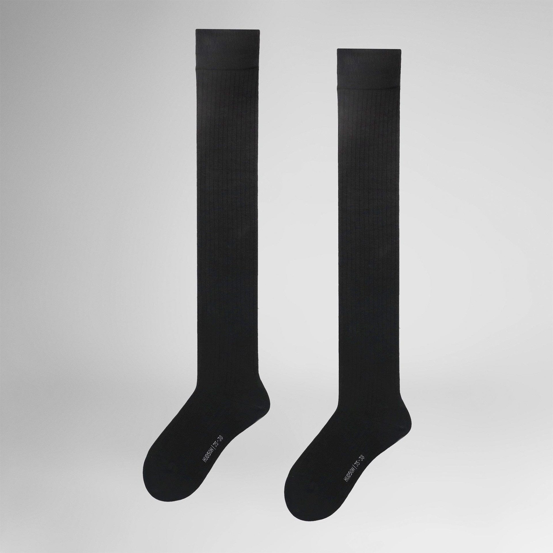 Hudson Kniestrümpfe Cozy Rib (1-Paar) Overknee mit Ripp-Struktur