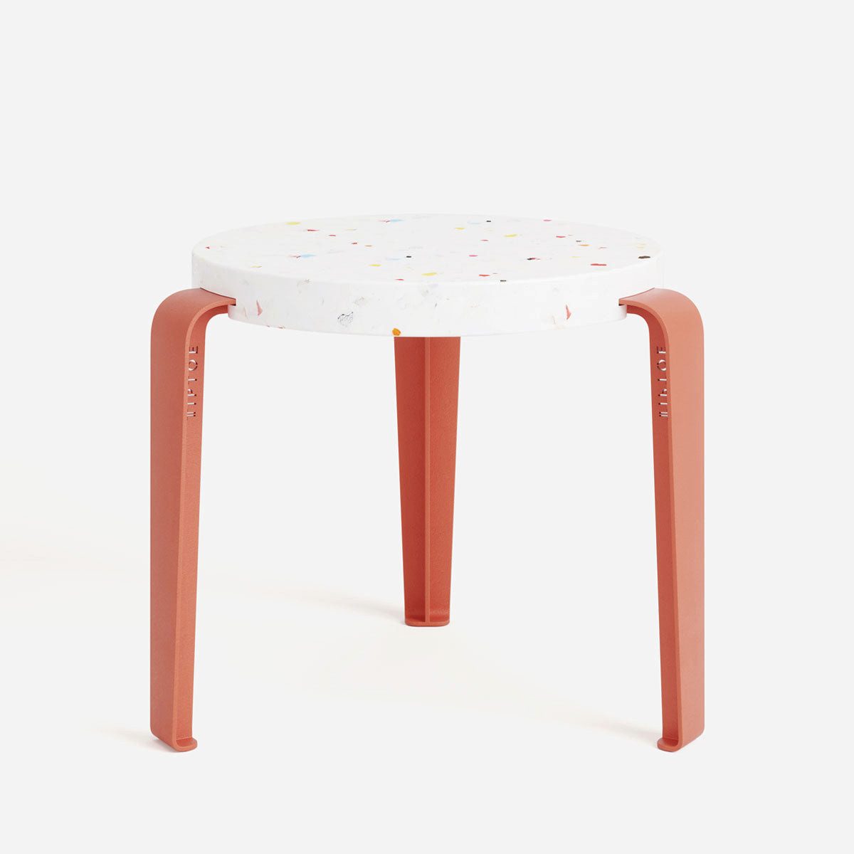TIPTOE Sitzhocker MINI LOU kids stool – recycled plastic Tutti Frutti, für Kinderzimmer, bunter Look