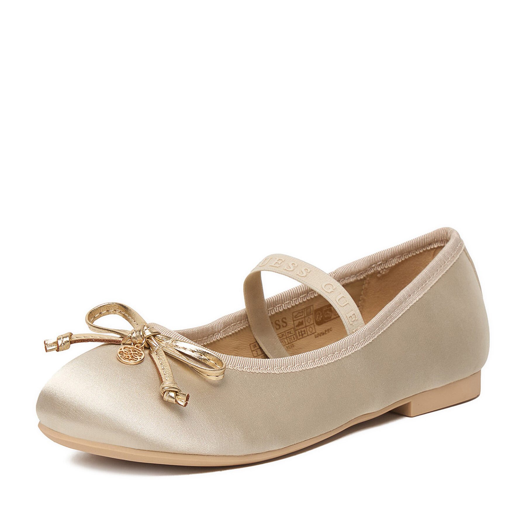 Guess Guess Ballerinas für Mädchen, Beige Ballerina