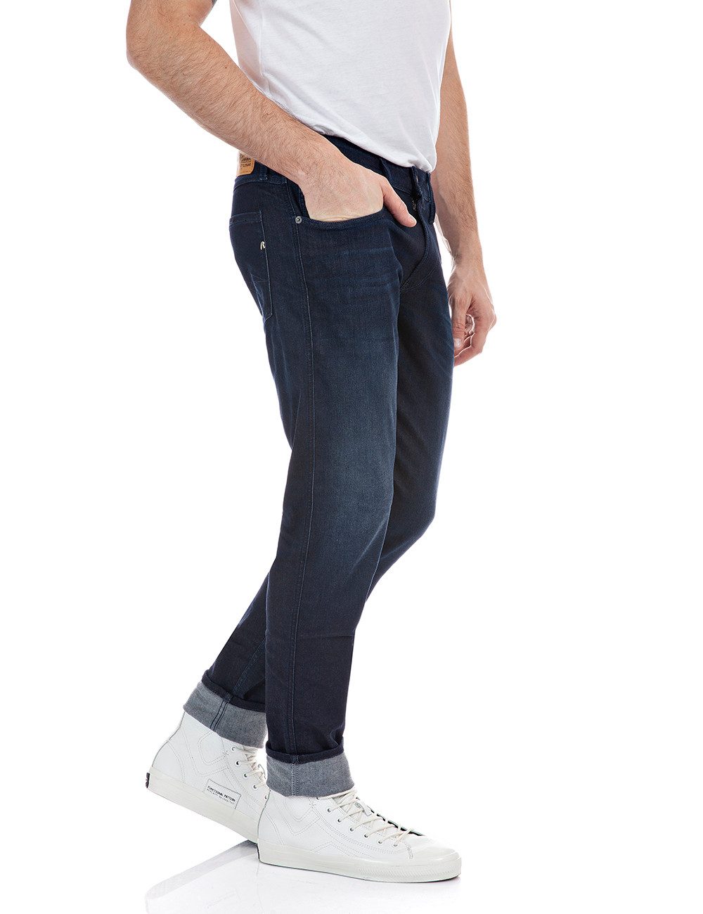 Replay Slim-fit-Jeans Anbass Superstretch elastisch – Bild 4 von 5