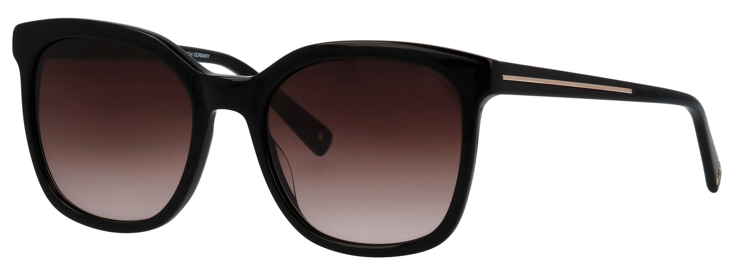 BRENDEL eyewear Sonnenbrille Modell 906207 Form Karree/Eckig, Logoschriftzug auf Bügel, Kunststofffassung