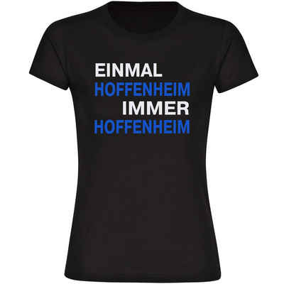 multifanshop T-Shirt Damen Hoffenheim - Einmal Immer - Frauen