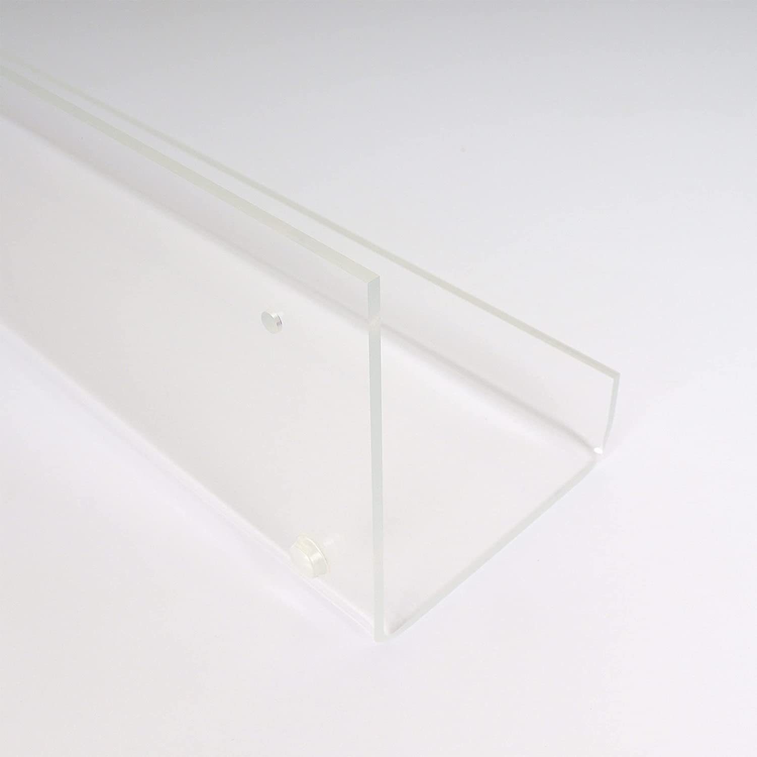 queence Bilderleiste Galerieboard - Bilderboard - Acrylglas - 7 Größen Bilderregal, Regal, Montagematerial ist dabei