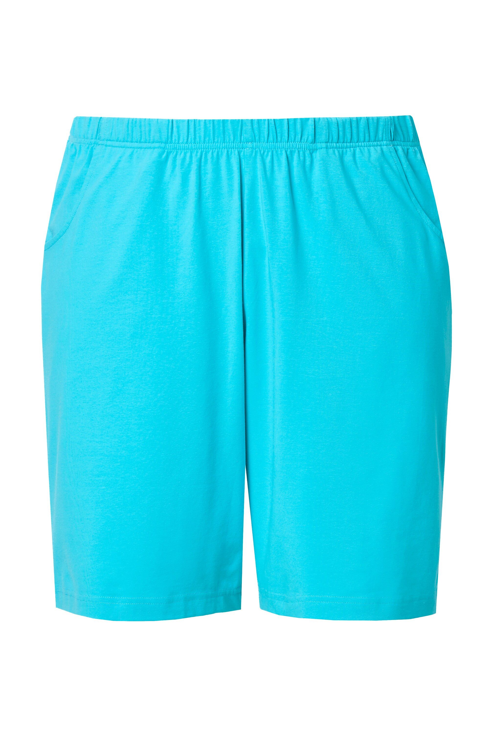 Ulla Popken Bermudas Jerseyshorts Taschen Elastikbund günstig online kaufen