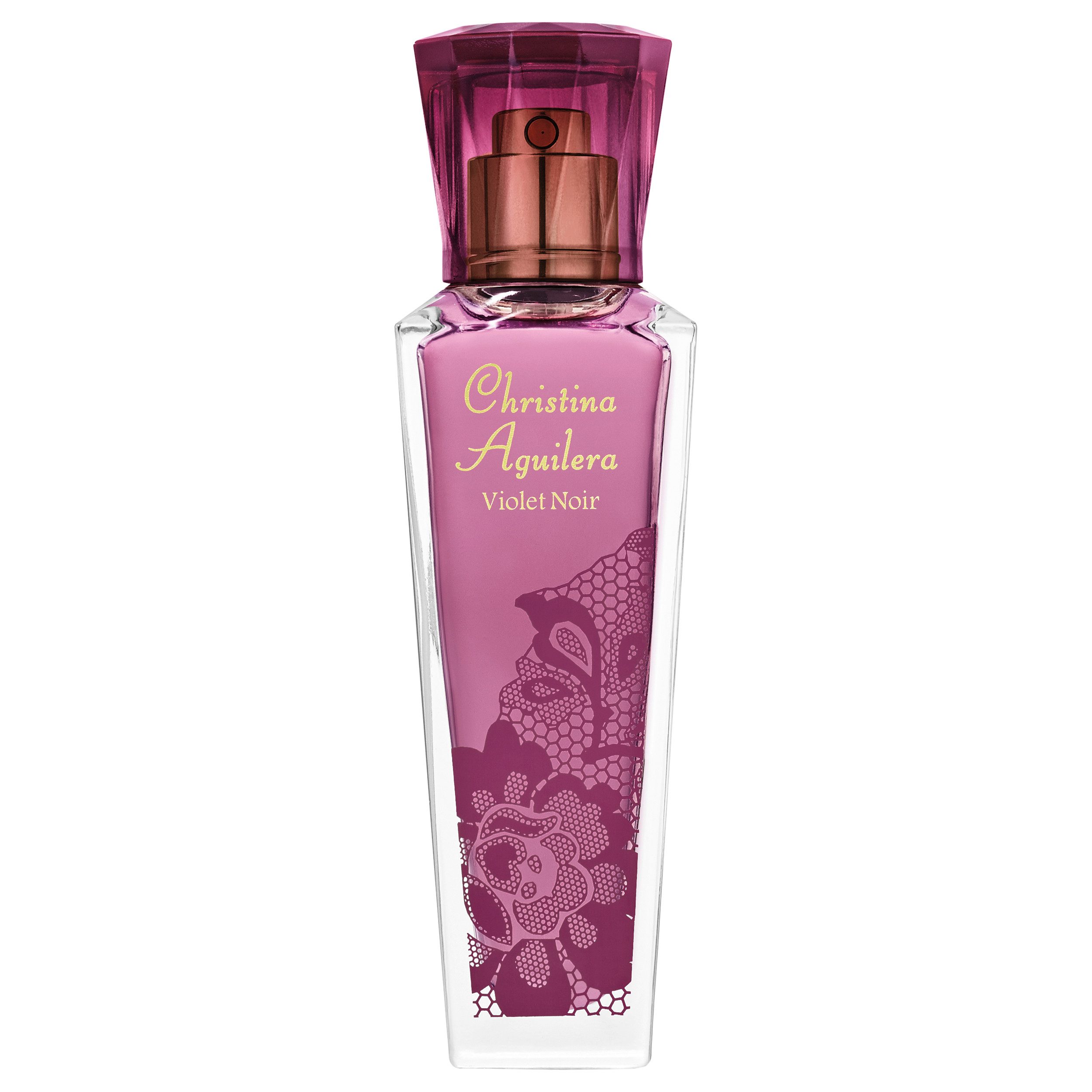 Christina Aguilera Eau de Parfum VIOLET NOIR EDP, mit prickelnden Früchten
