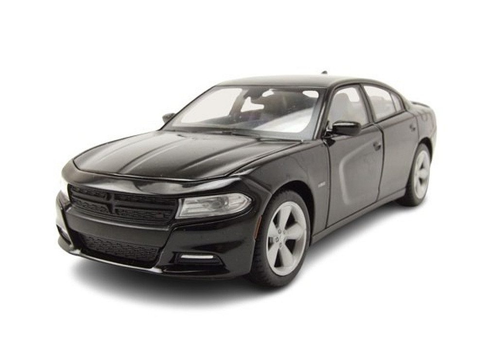 Welly Modellauto Dodge Charger R/T 2016 schwarz, Maßstab 1:24