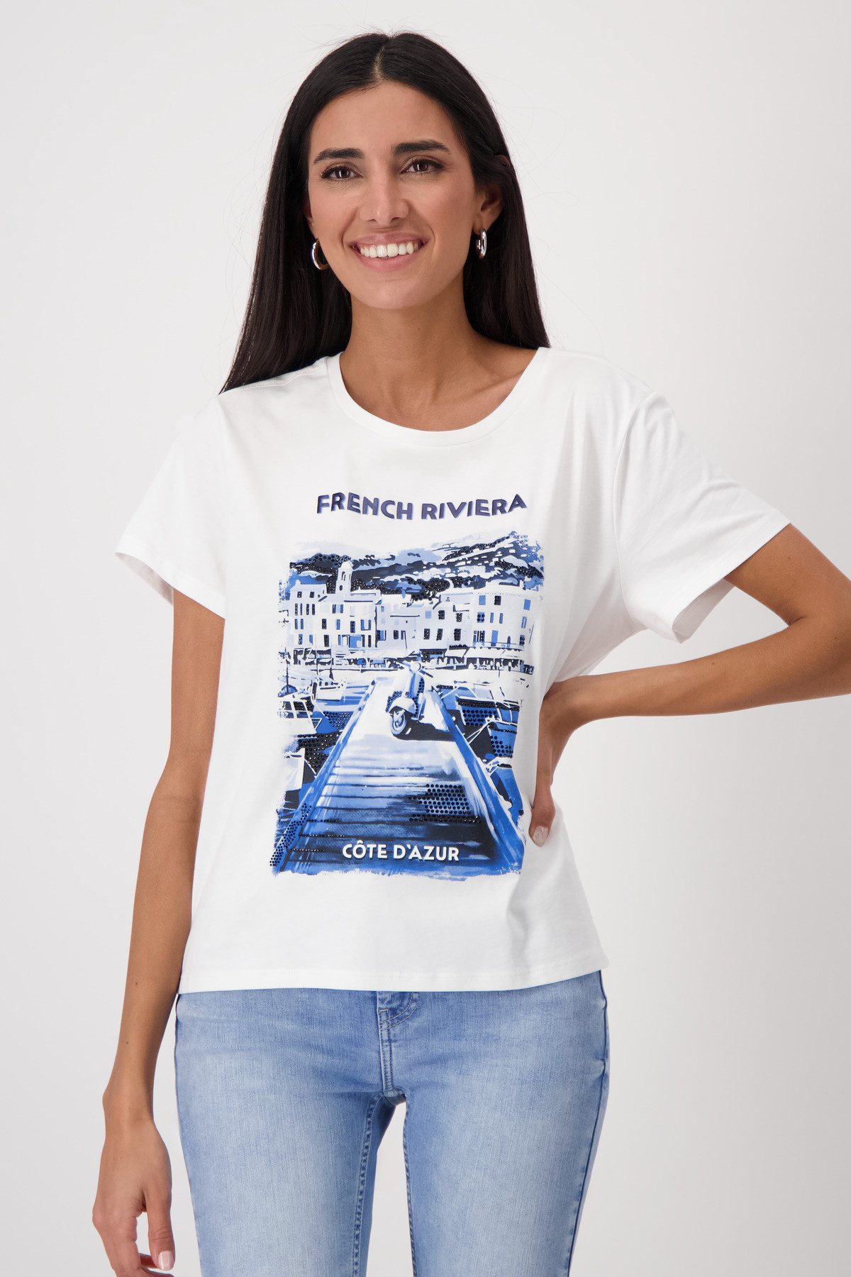 Monari T-Shirt Shirt French Riviera Mit günstig online kaufen