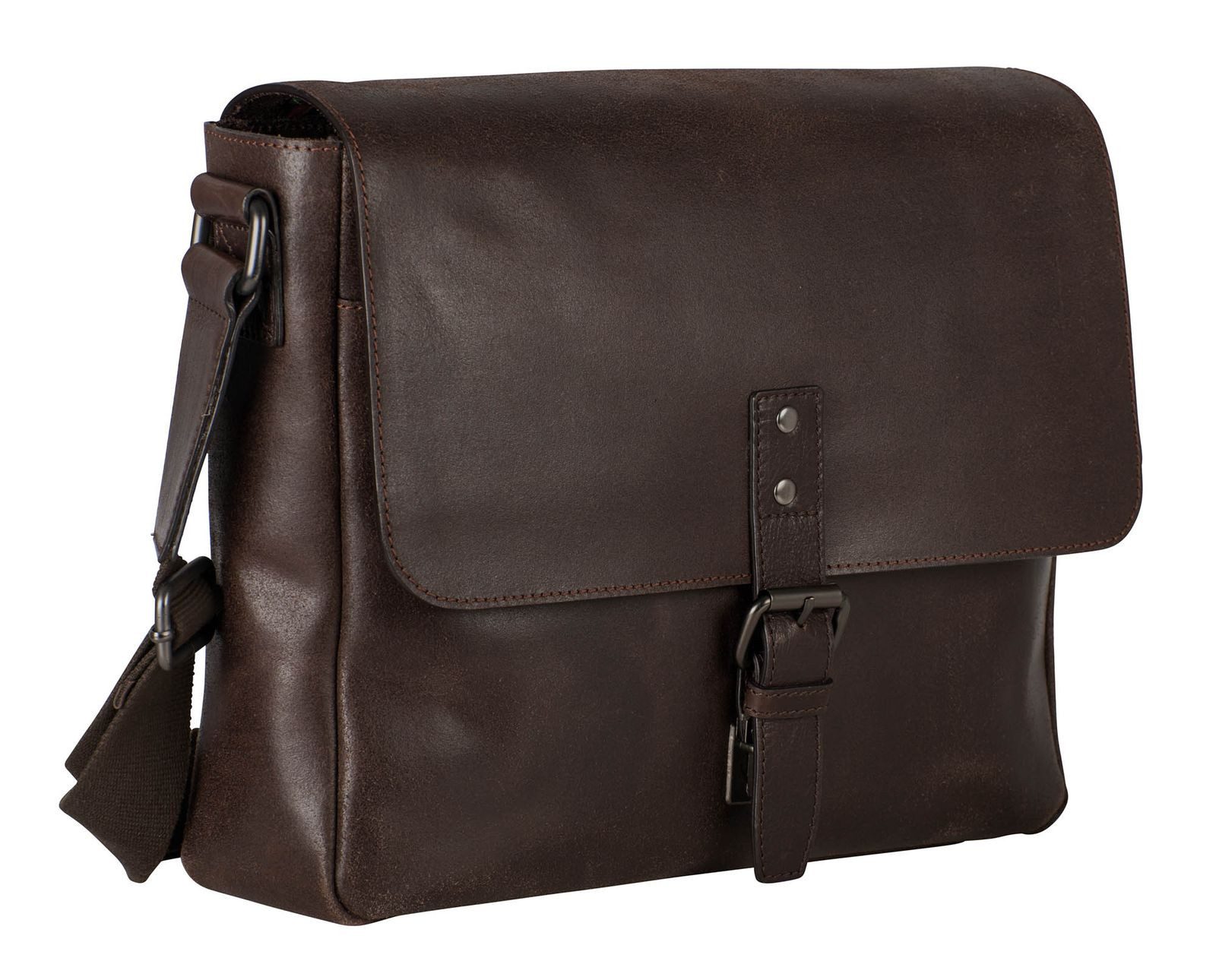 Leonhard Heyden Aktentasche Messenger Bag (Set, 2-tlg), aus echtem Leder