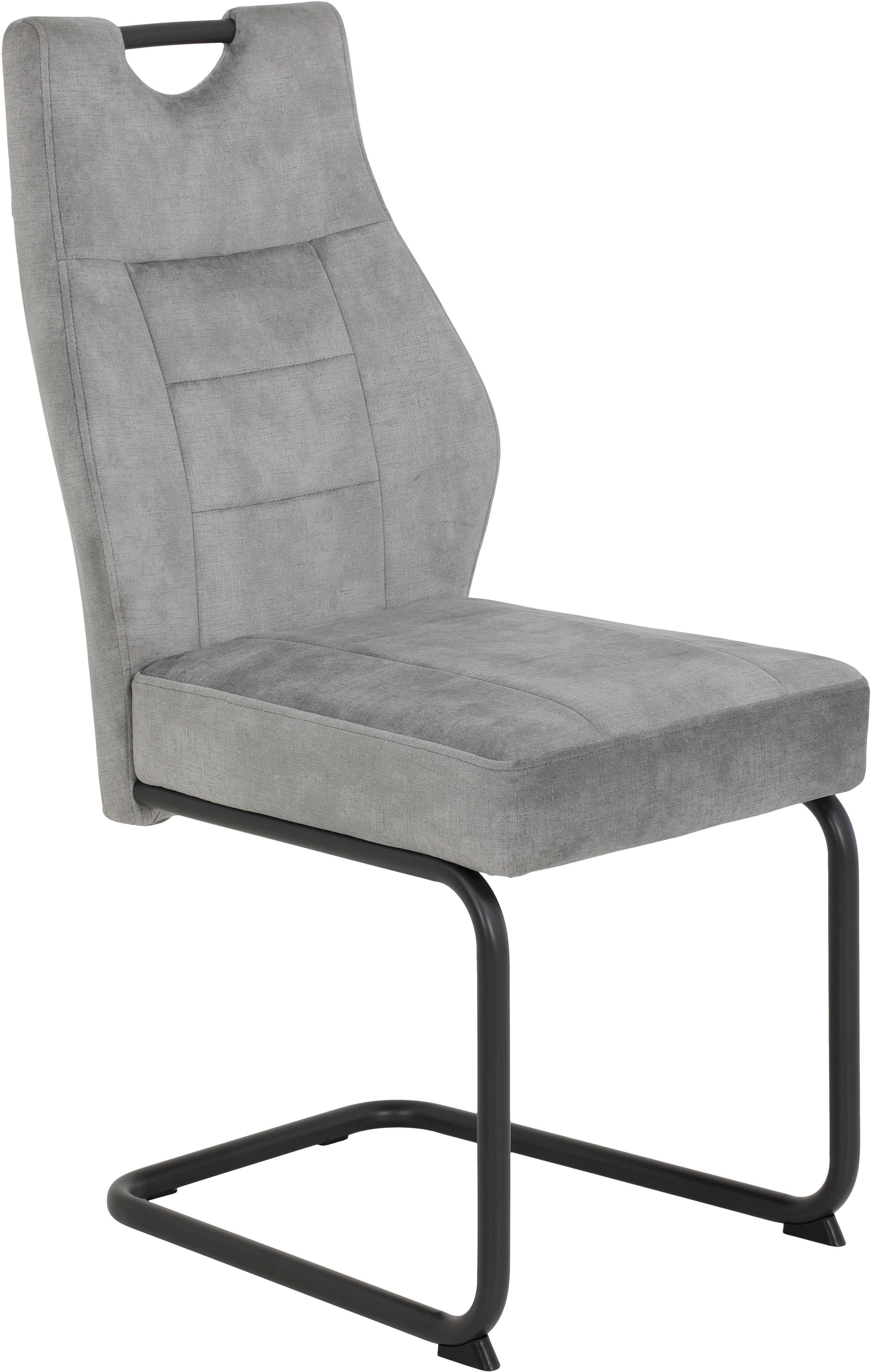 HELA Esszimmerstuhl Linda S Schwingstuhl (Set, 2 St), mit Taschenfederkern Sitz, mit 140KG belastbar, Freischwinger – Bild 3 von 5