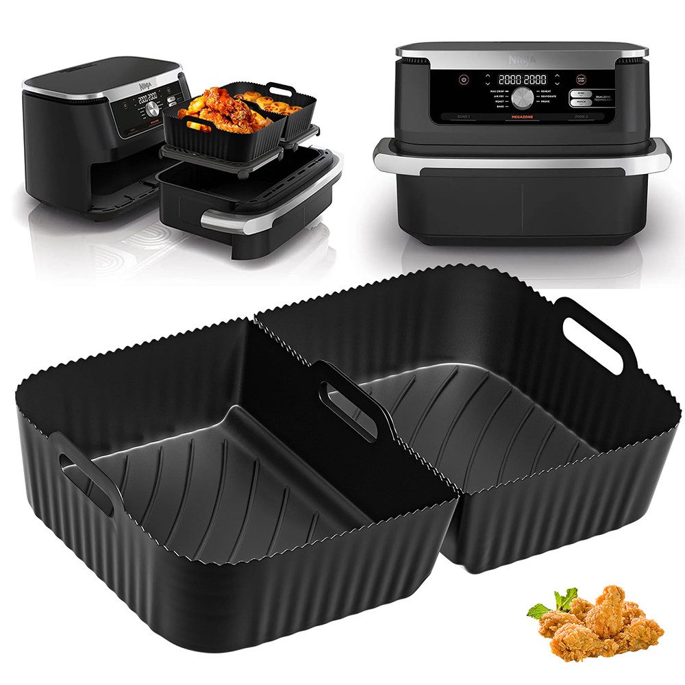 Silikonform Airfryer Silikonform Zubehör für Ninja Foodi Flexdrawer 10,4 L AF500EU