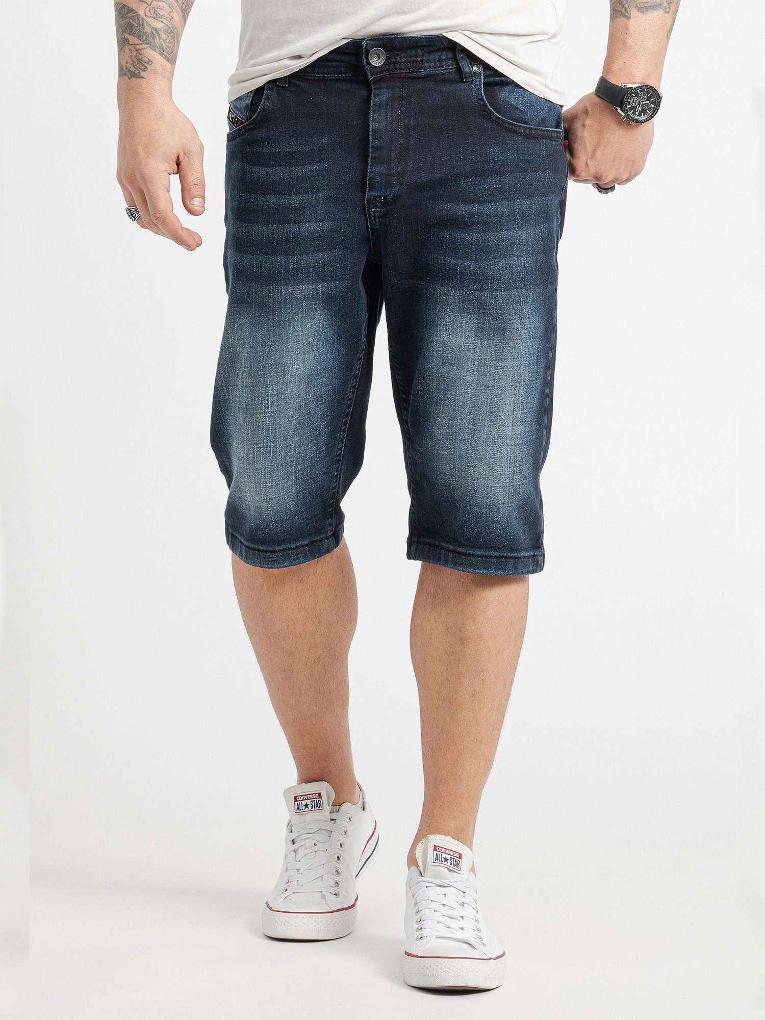 Rock Creek Бермуди Herren Шорти Jeansshorts Denim Dunkelblau RC-2421