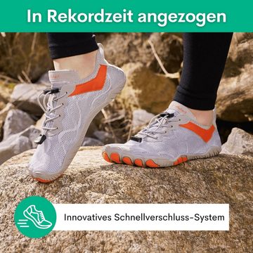 Freiluftkind Das Original – Kokoda rutschfeste Barfußschuhe Sneaker Schnellverschluss