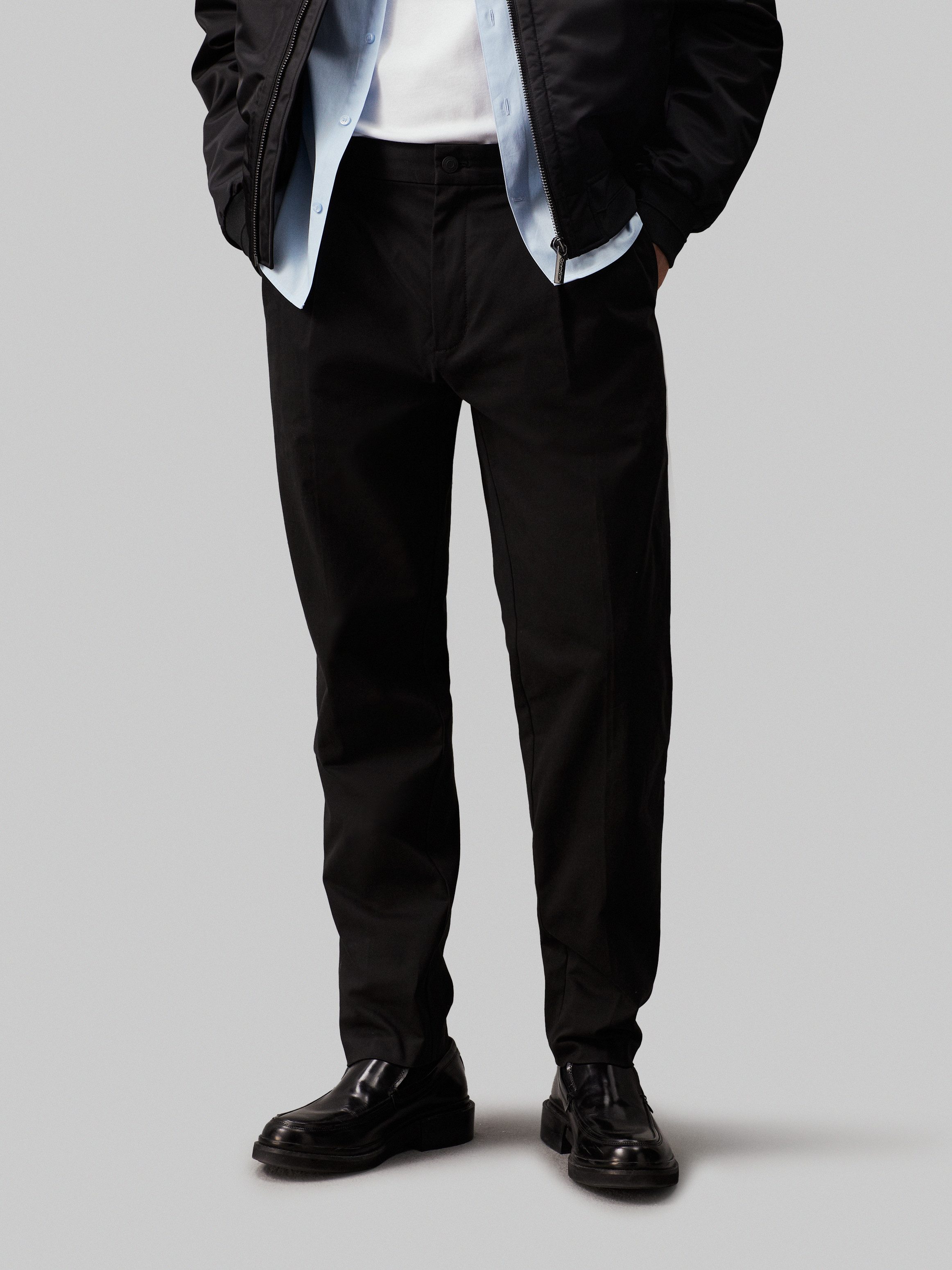 Calvin Klein Bügelfaltenhose MODERN TWILL TAPERED günstig online kaufen