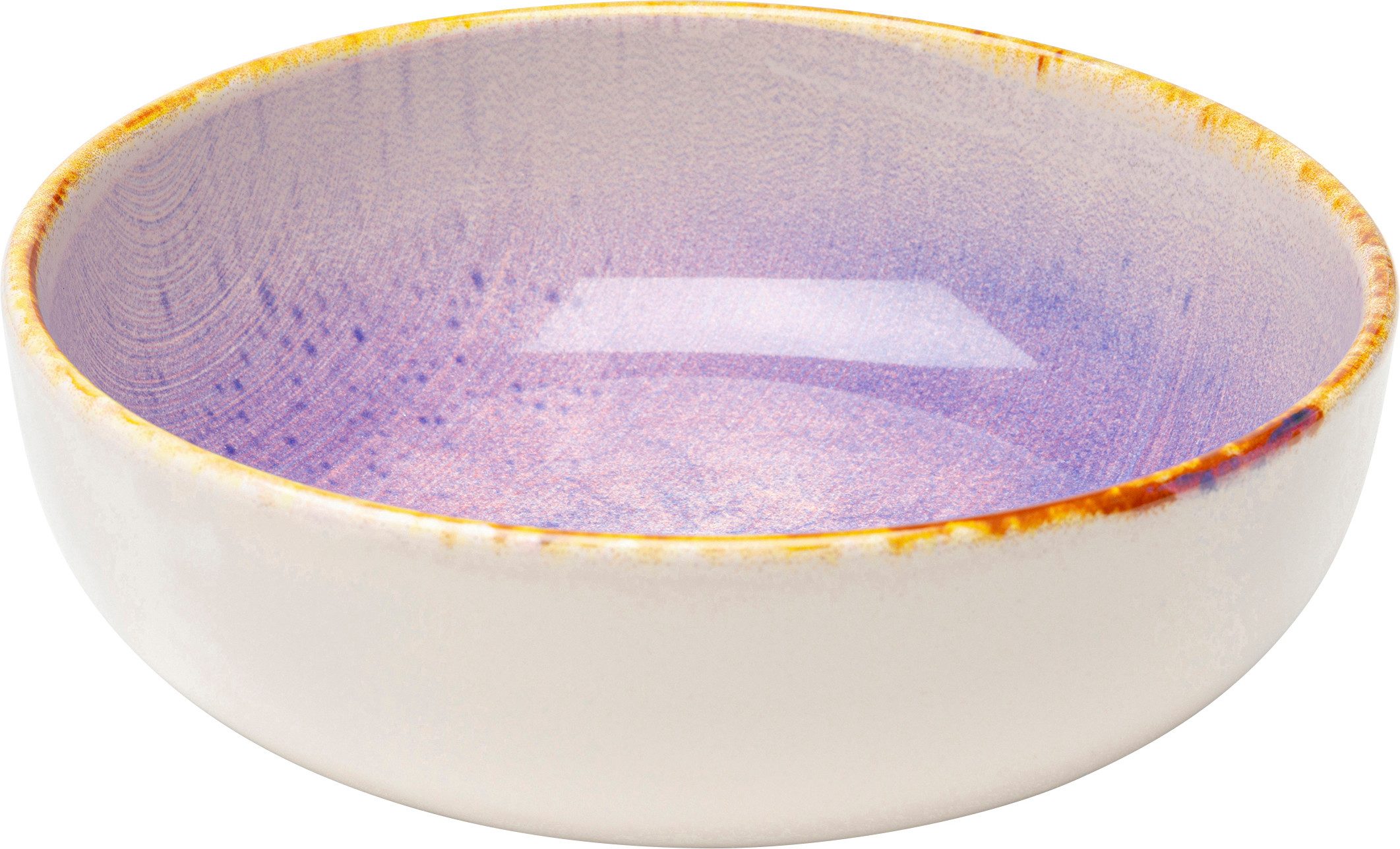 Kare Design Schüssel Shirley Violett Ø18cm, Steingut, (Set, 8-tlg), aus Steingut