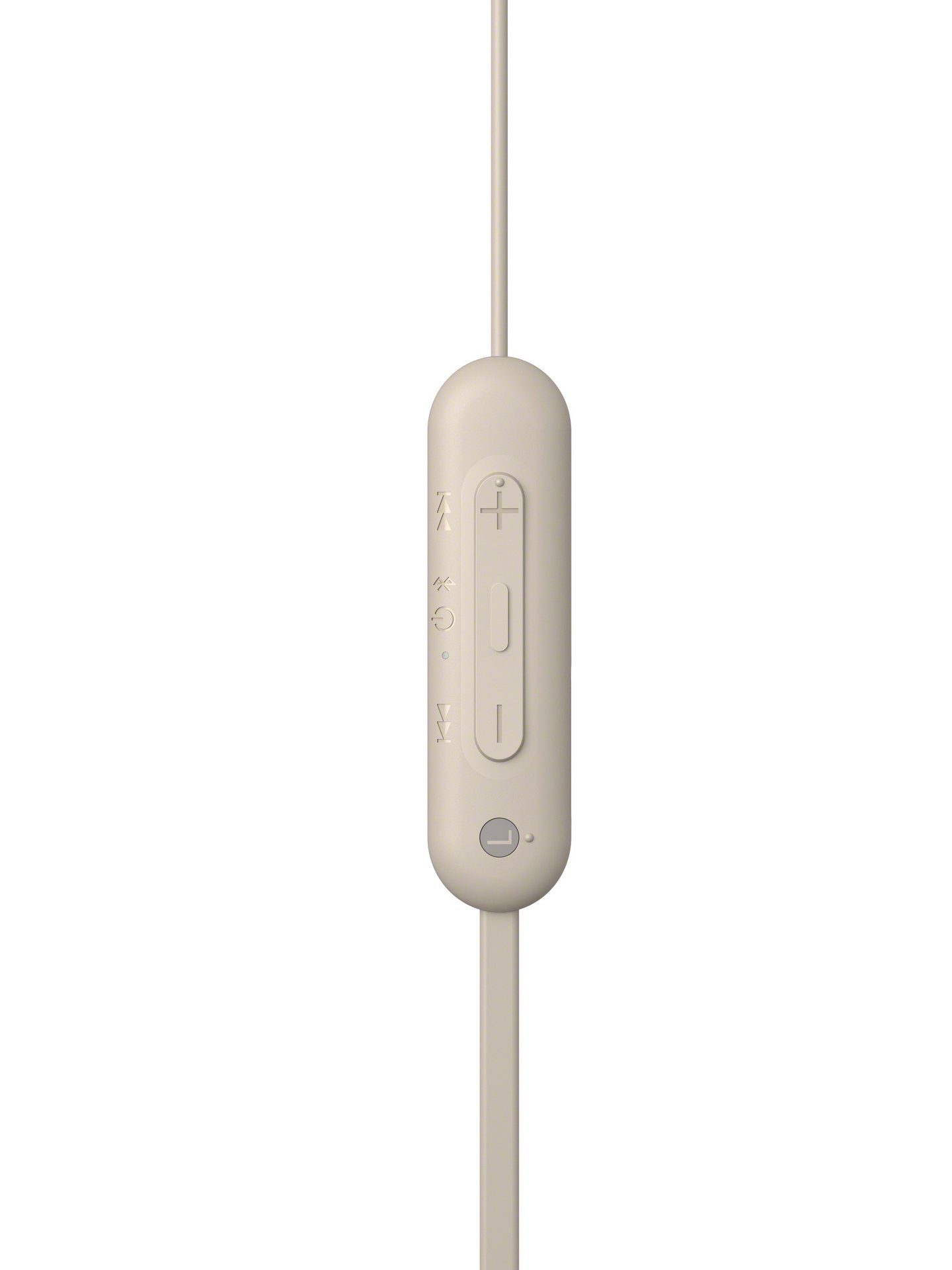 Sony In-Ear Kopfhörer WI-C100 In-Ear-Kopfhörer (Sprachsteuerung) beige