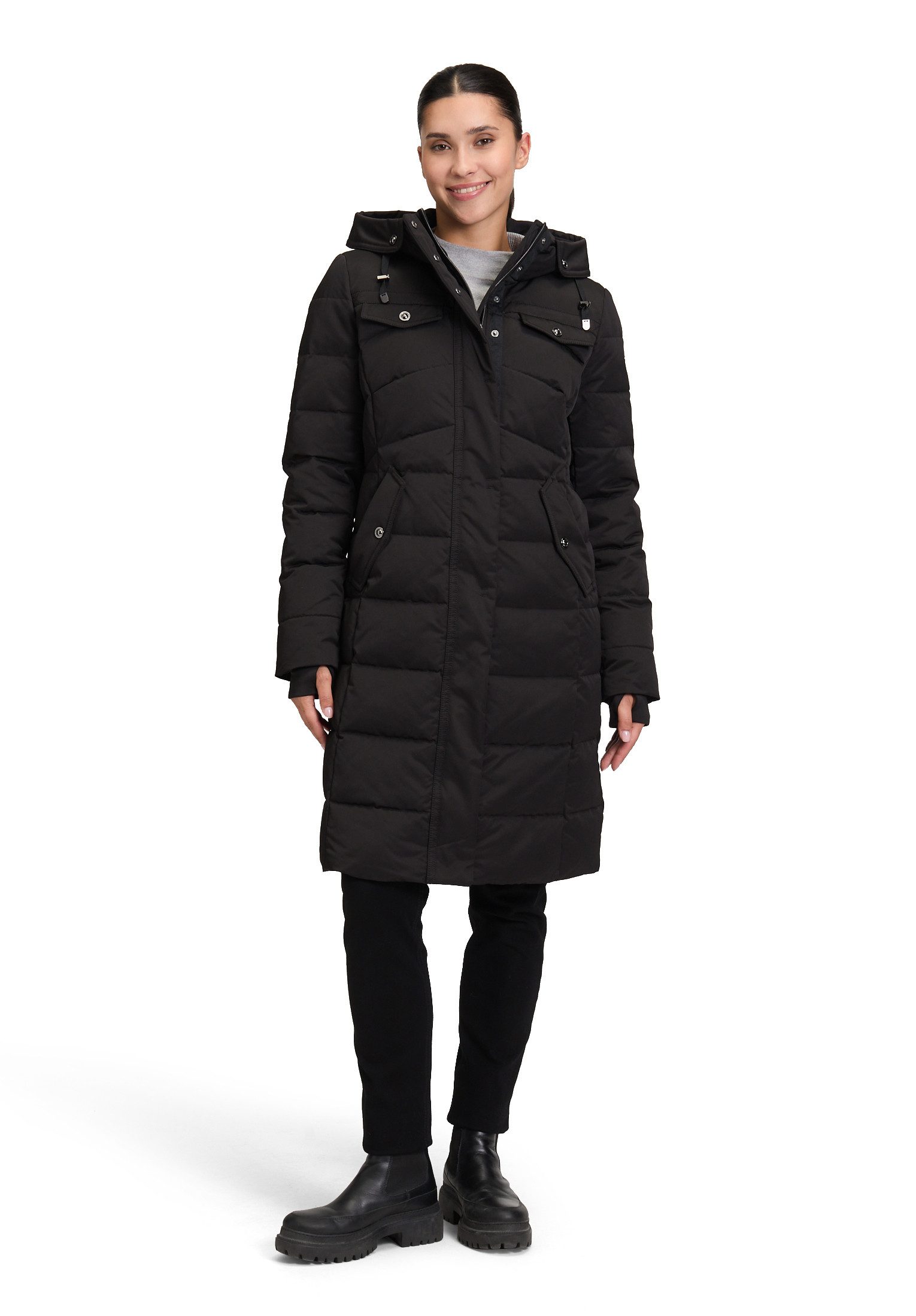 Gil Bret Steppmantel Damen Steppmantel mit Kapuze günstig online kaufen
