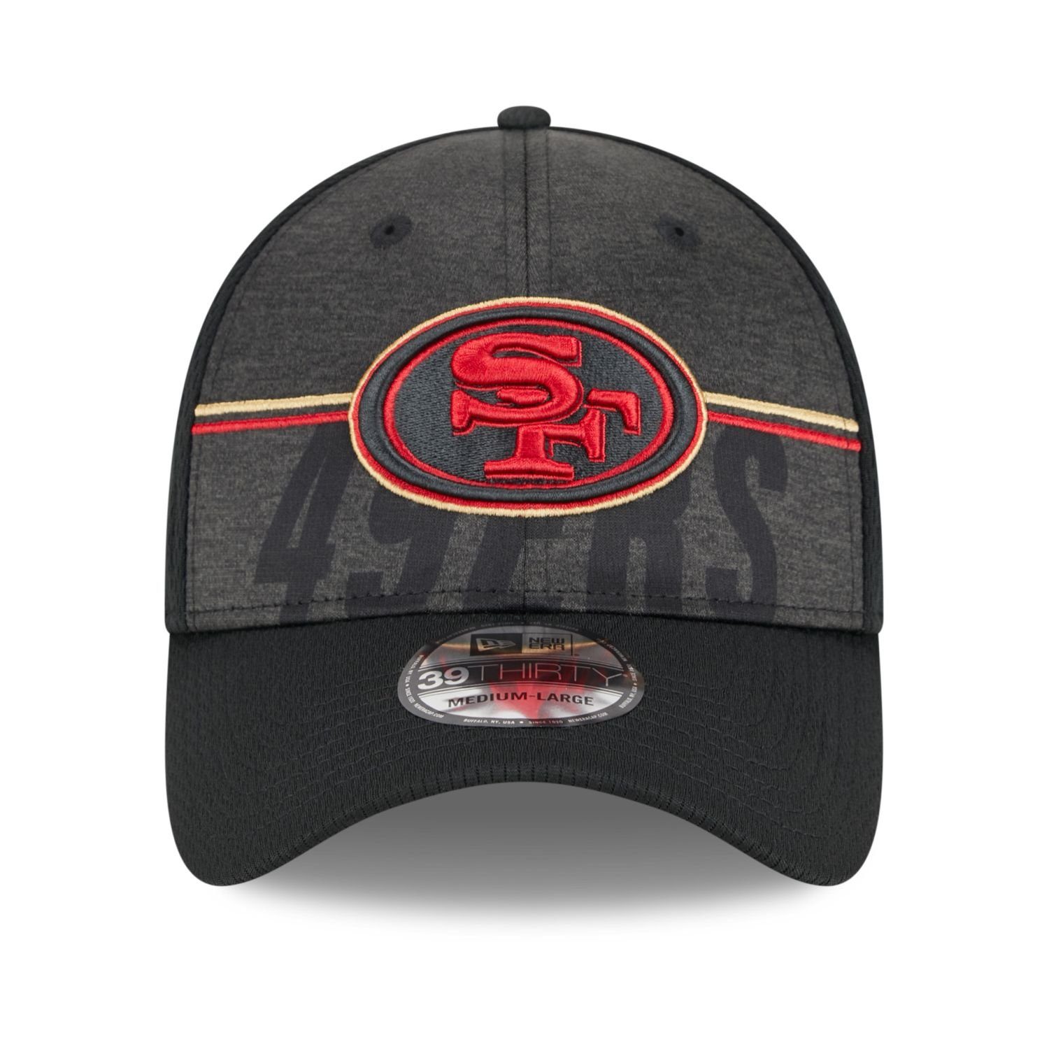 Casquette San Francisco 49ers New Era 39Thirty - Camp D'entraînement, Stretch Fit Taille XL