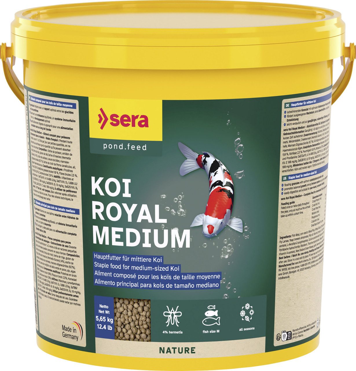 Sera Sera Koifutter Royal Medium für mittelgroße Koi 21, für: Fische