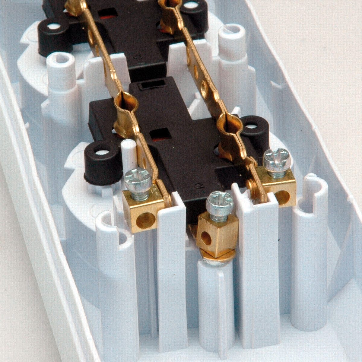 Bachmann SMART Steckdosenleiste 3xCEE7/3 weiß Steckdosenleiste (Kabellänge 0 m), ohne Zuleitung, 385.270