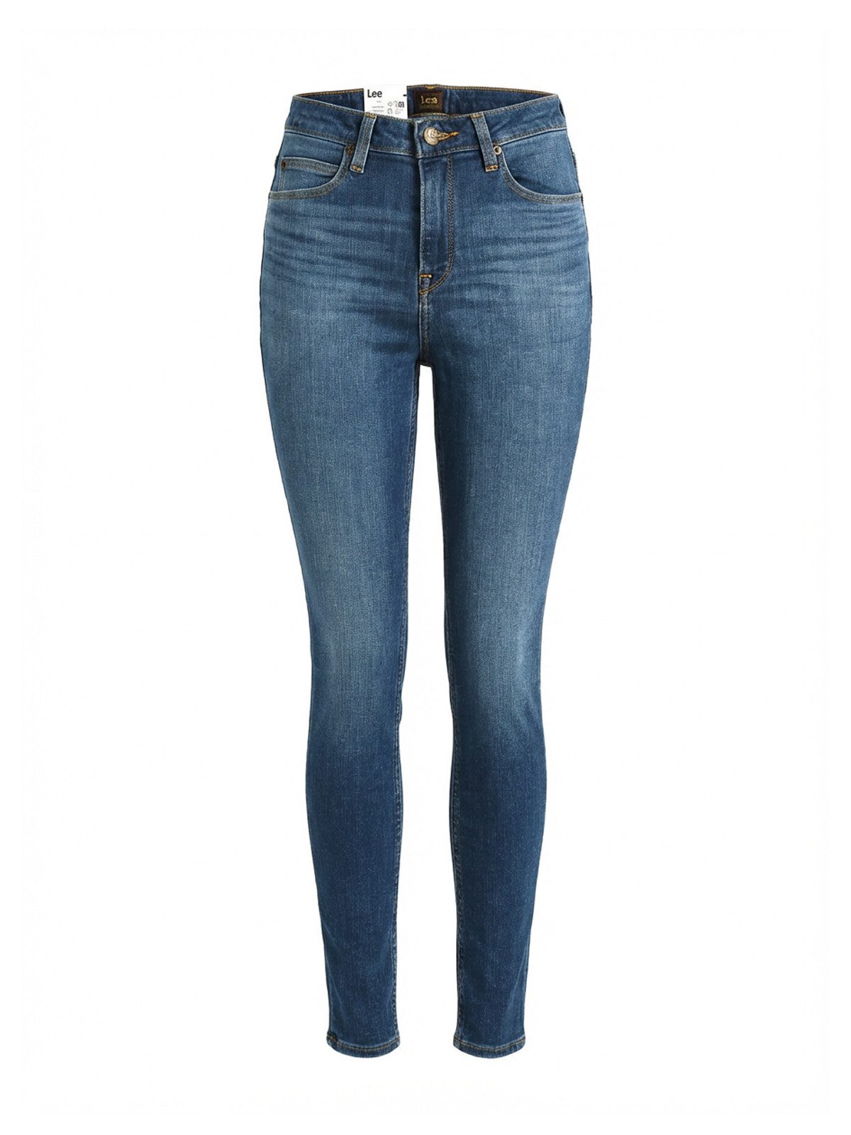 Lee® Skinny-fit-Jeans Hight Waist & Knöchellang - SCARLETT MID MARTHA Superstretch Denim