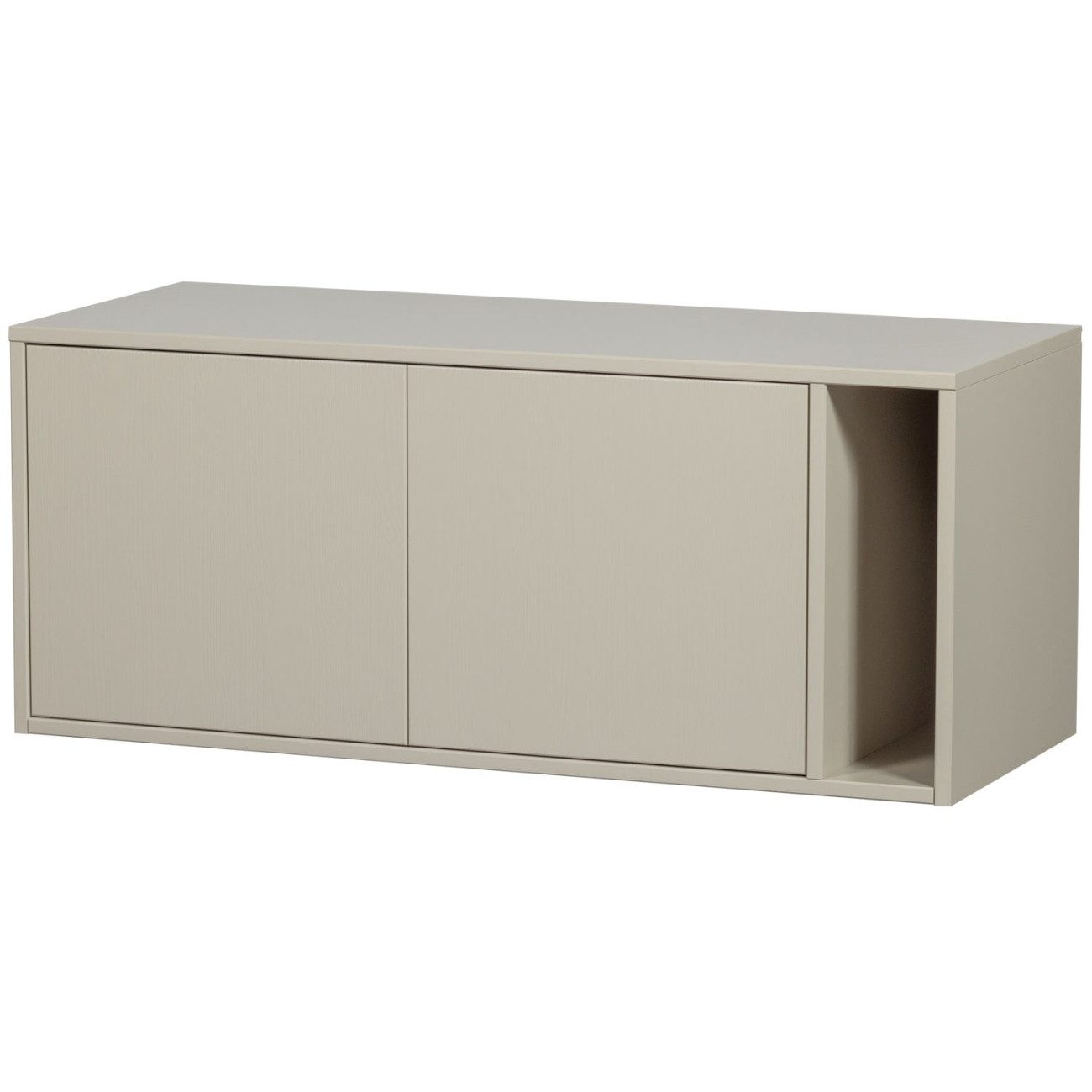 vtwonen TV-Board Settle Down aus Kiefernholz, 108 cm, Push-to-Open-System