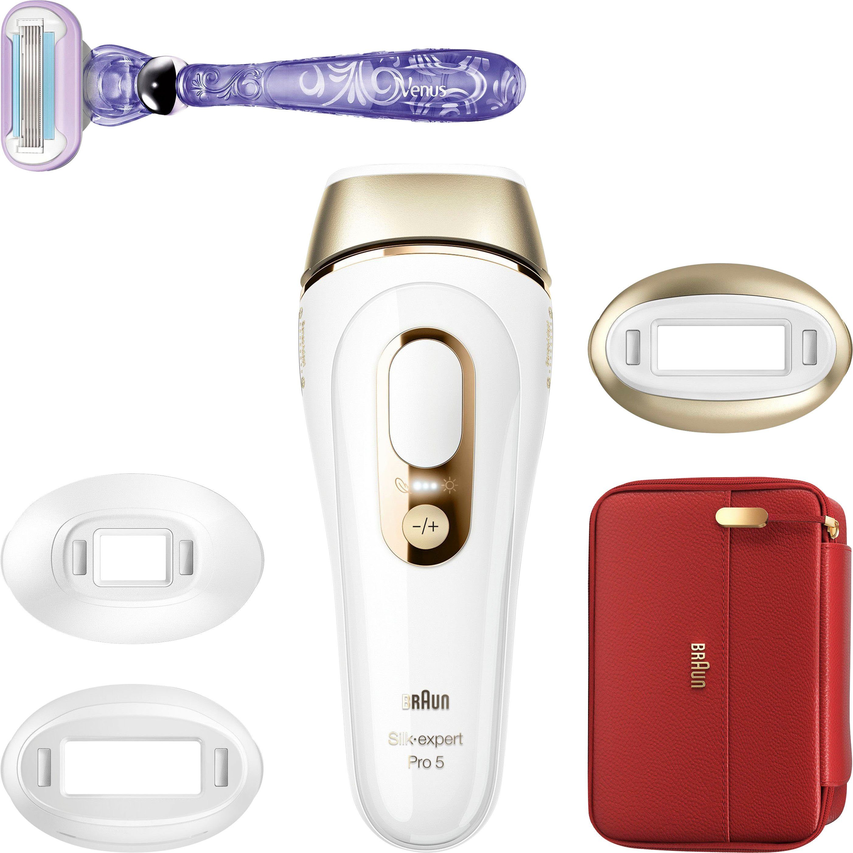 5 2.0 Pro Sensor Lichtimpulse, Pro 400.000 Silk-Expert Braun IPL-Haarentferner PL5267, Skin