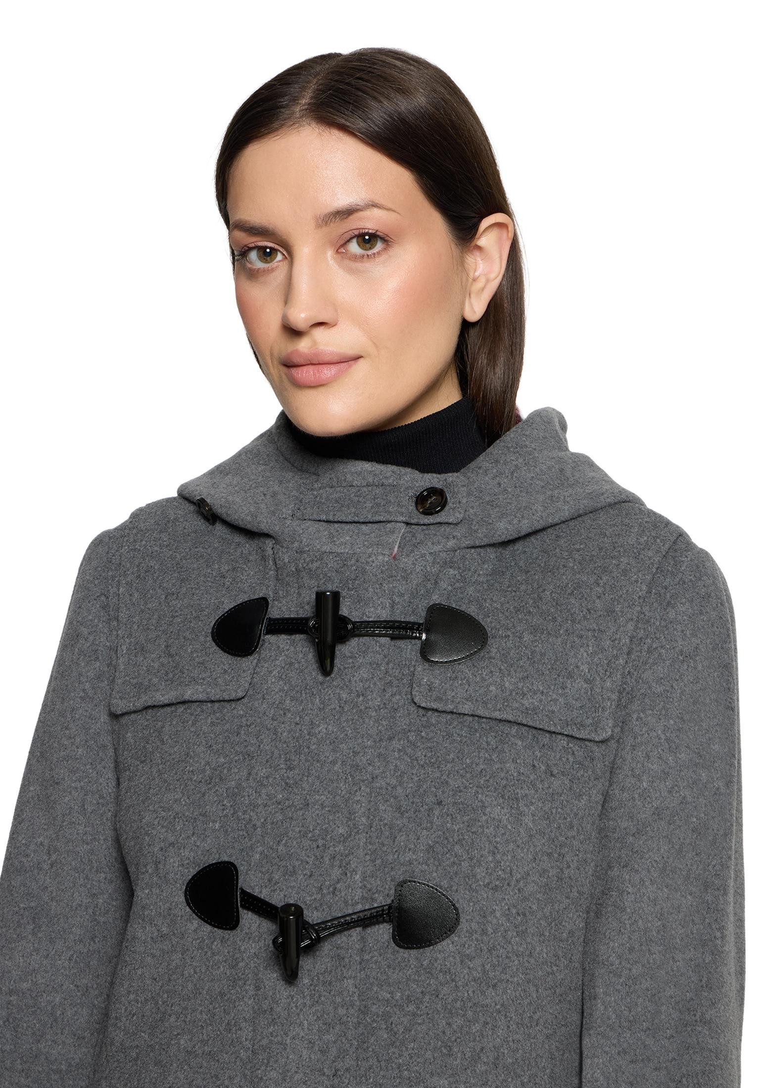 Gil Bret Dufflecoat Dufflecoat mit Kapuze und Wolle/Kaschmir